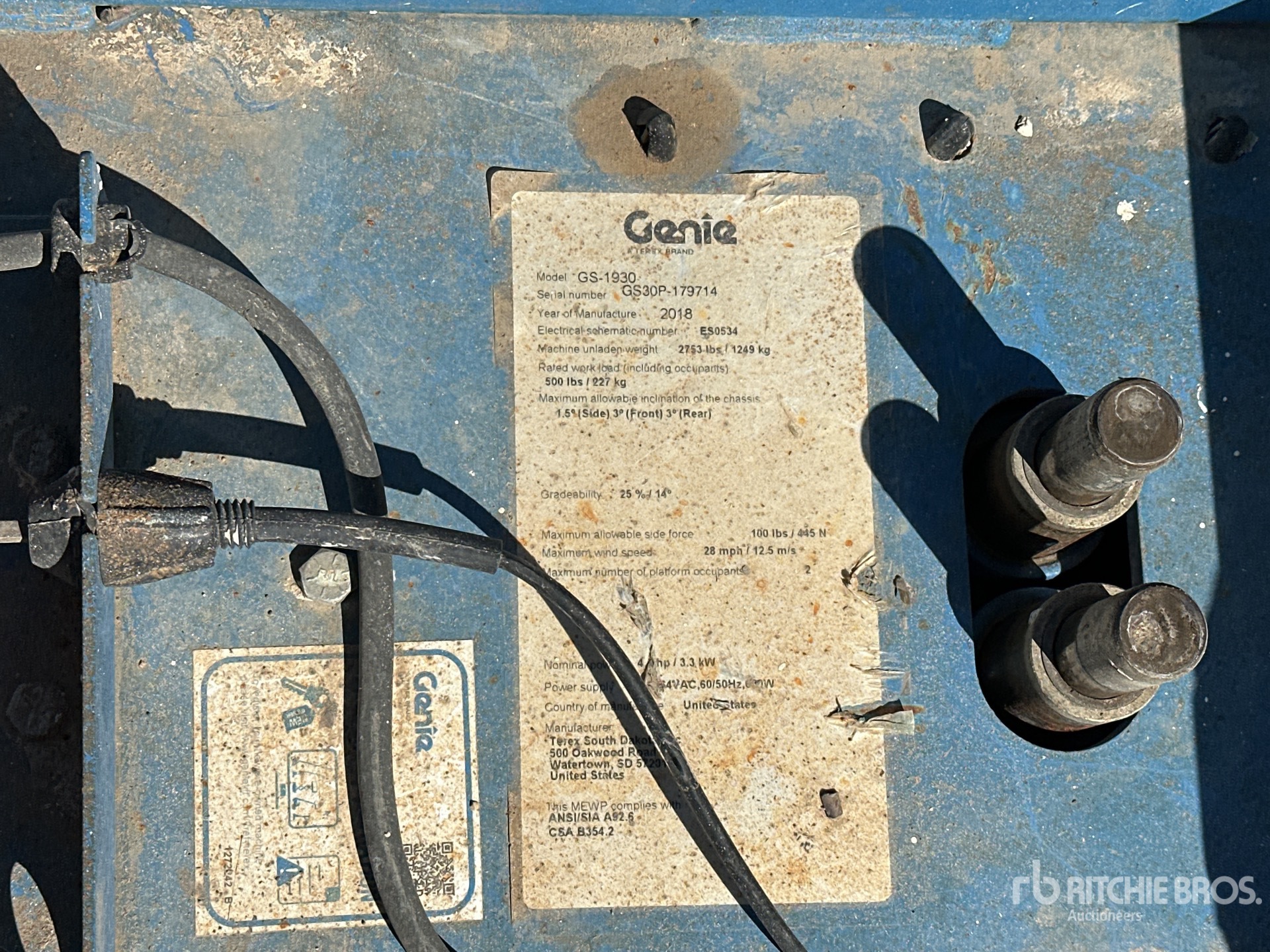 General Appearance with Numero seriale/numero d’identificazione del veicolo (VIN)