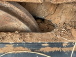 Undercarriage with Left Track Tensioner