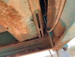 Chassis with Feed Conveyor Drive Motor