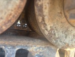 Undercarriage with Left Track Rollers