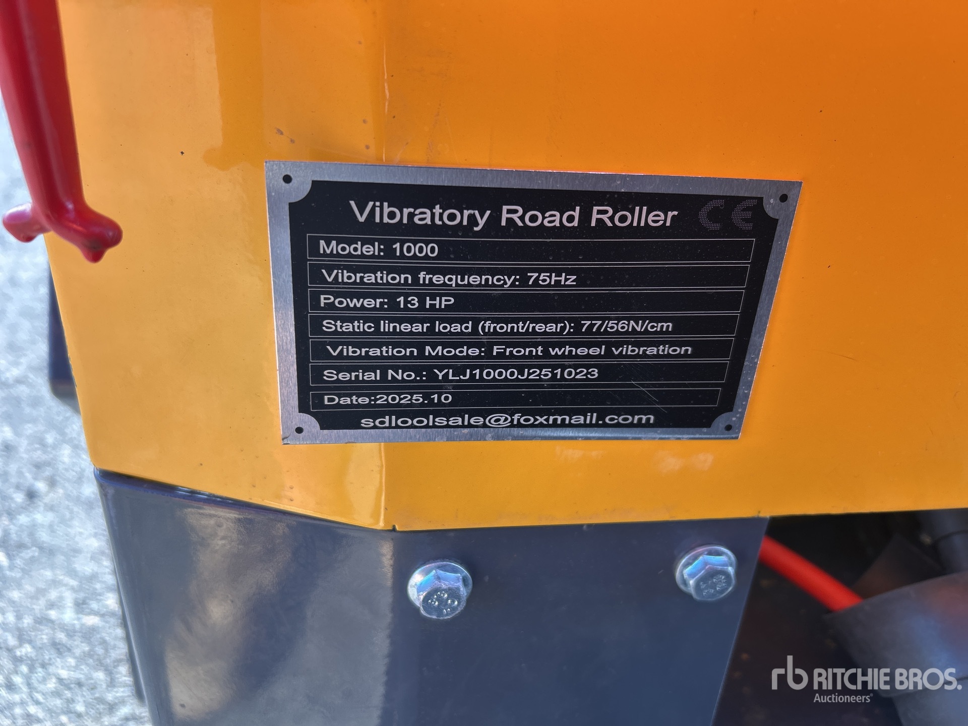 General Appearance with N.º de serie/VIN