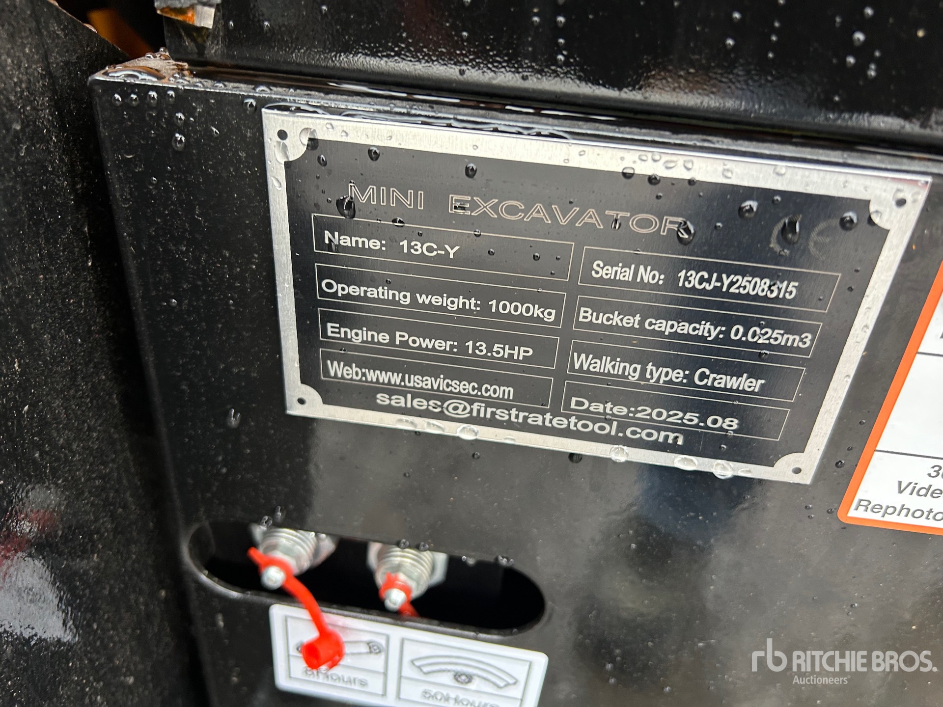 General Appearance with N.º de serie/VIN