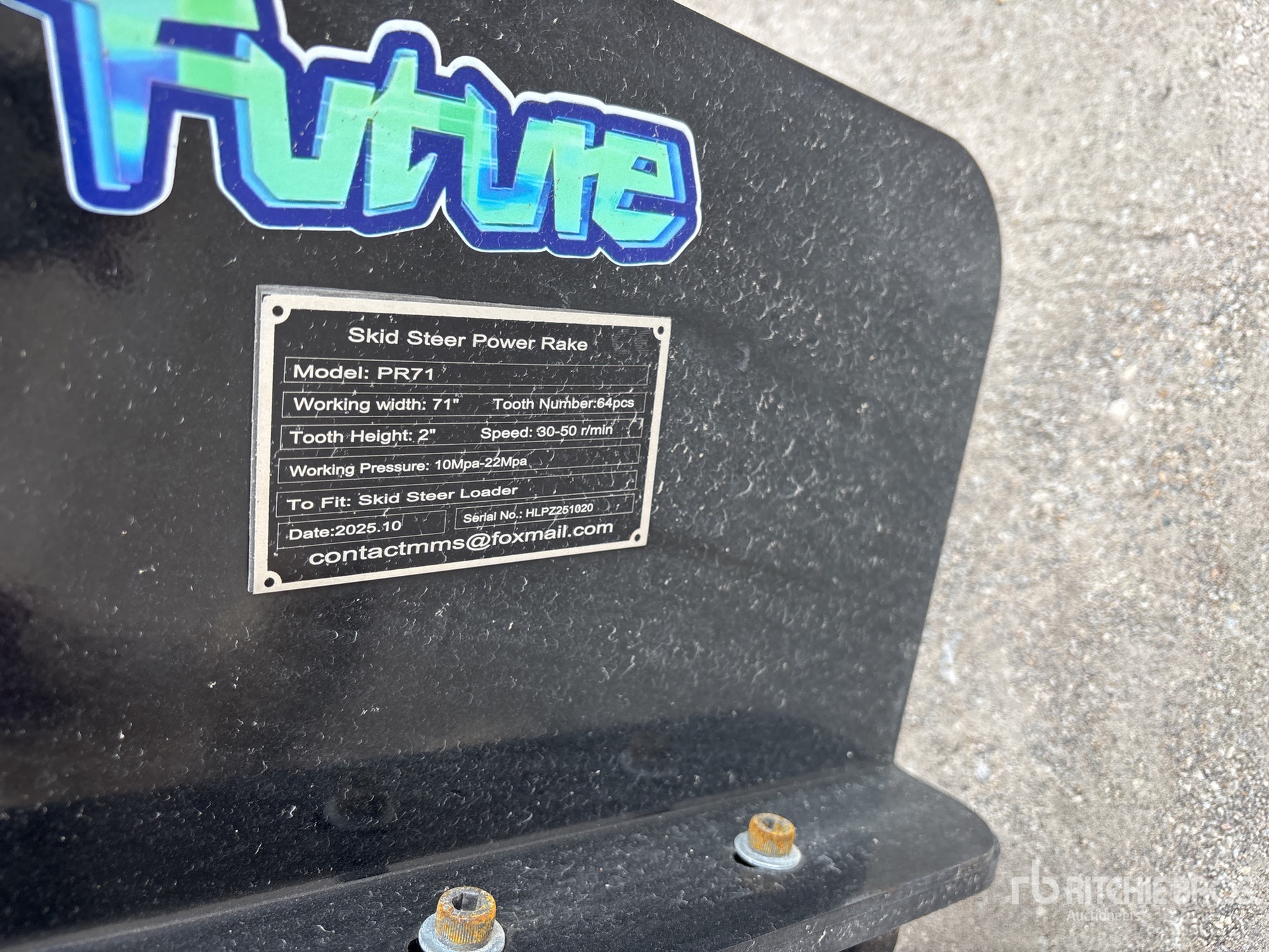 General Appearance with N.º de serie/VIN