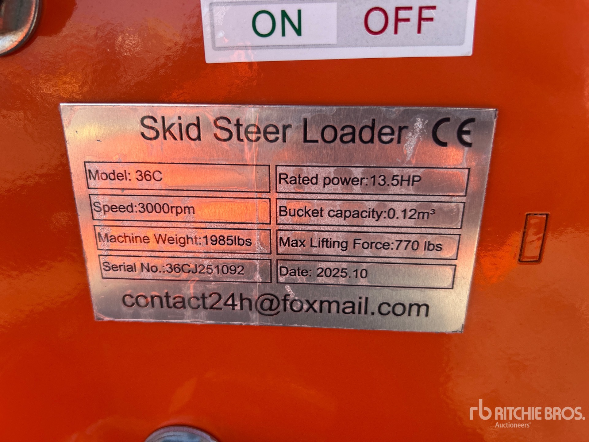 General Appearance with Seriennummer / FIN