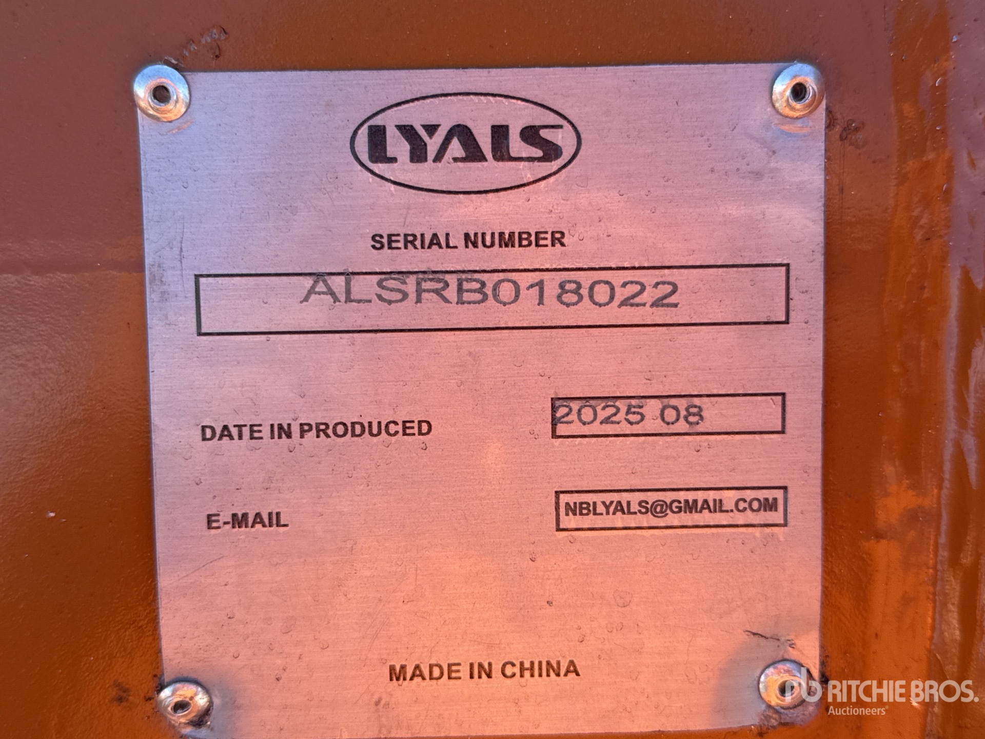 General Appearance with Numero seriale/numero d’identificazione del veicolo (VIN)