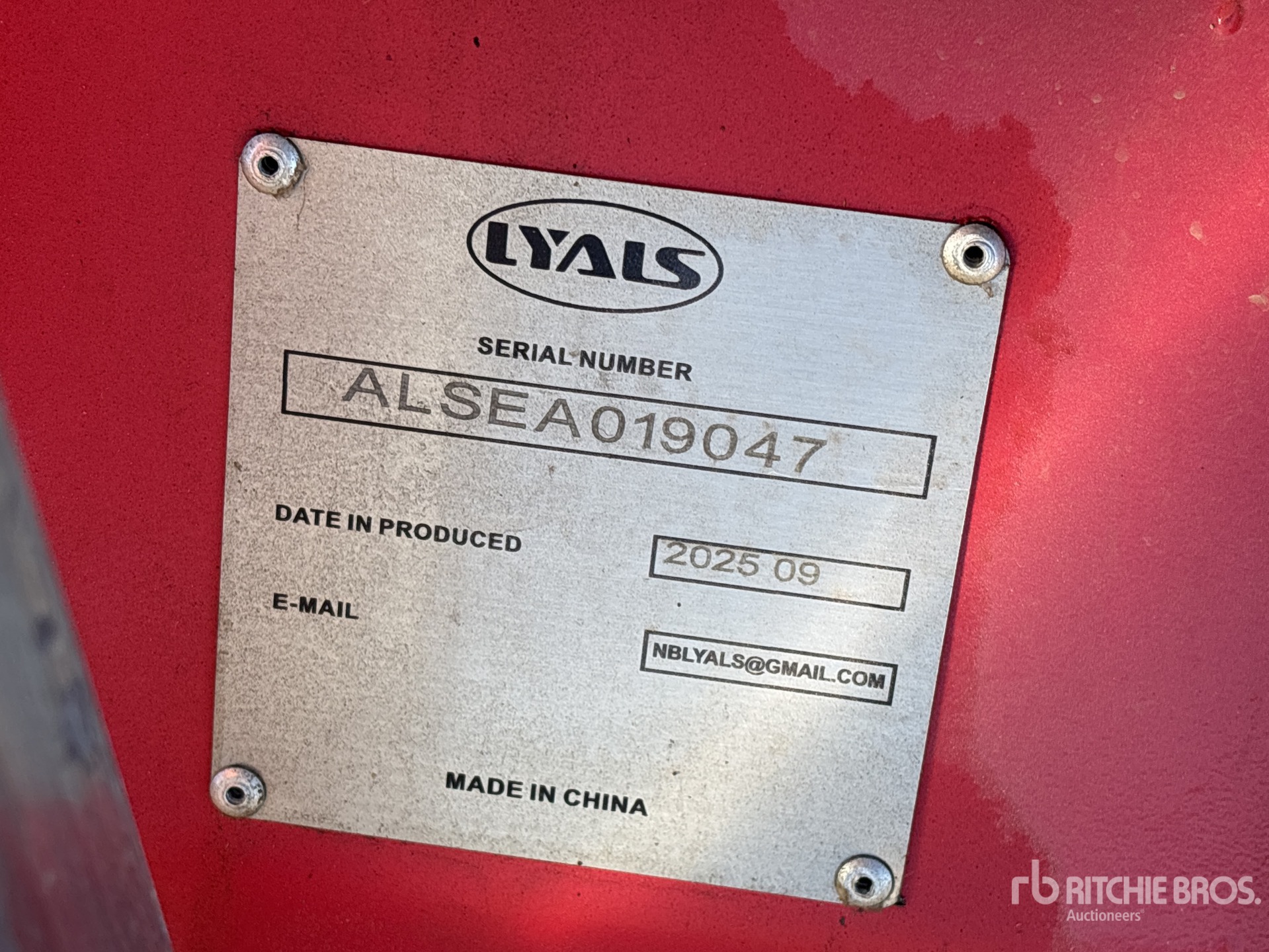 General Appearance with Numero seriale/numero d’identificazione del veicolo (VIN)