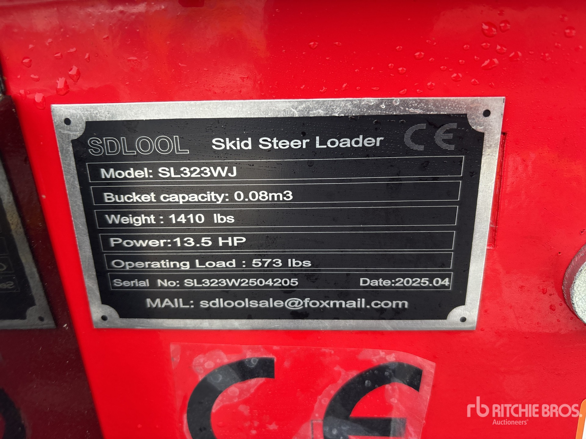 General Appearance with N.º de serie/VIN