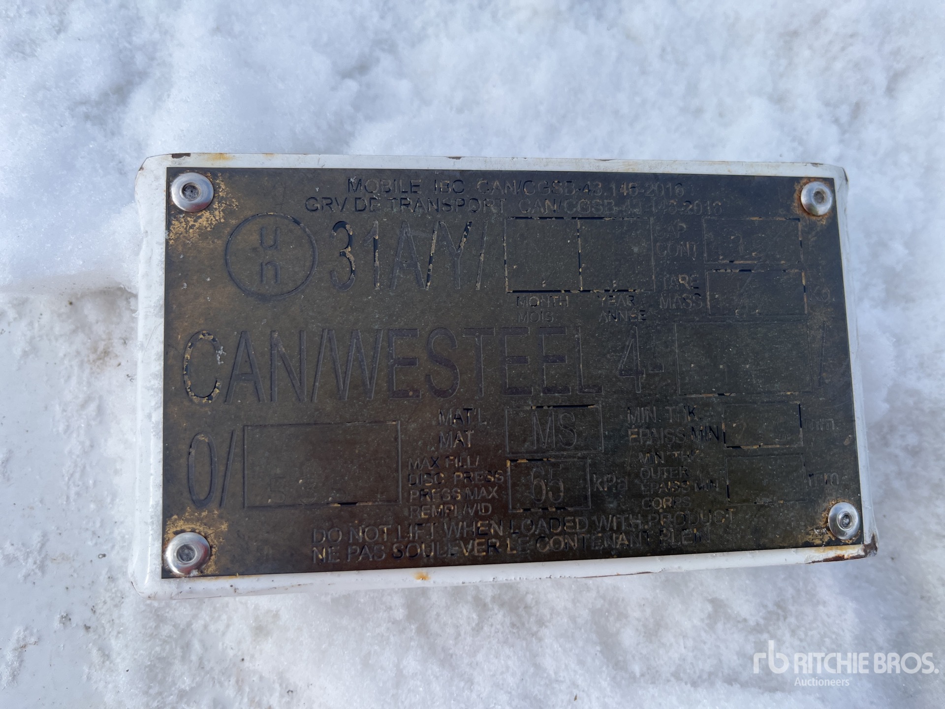 General Appearance with N.º de serie/VIN