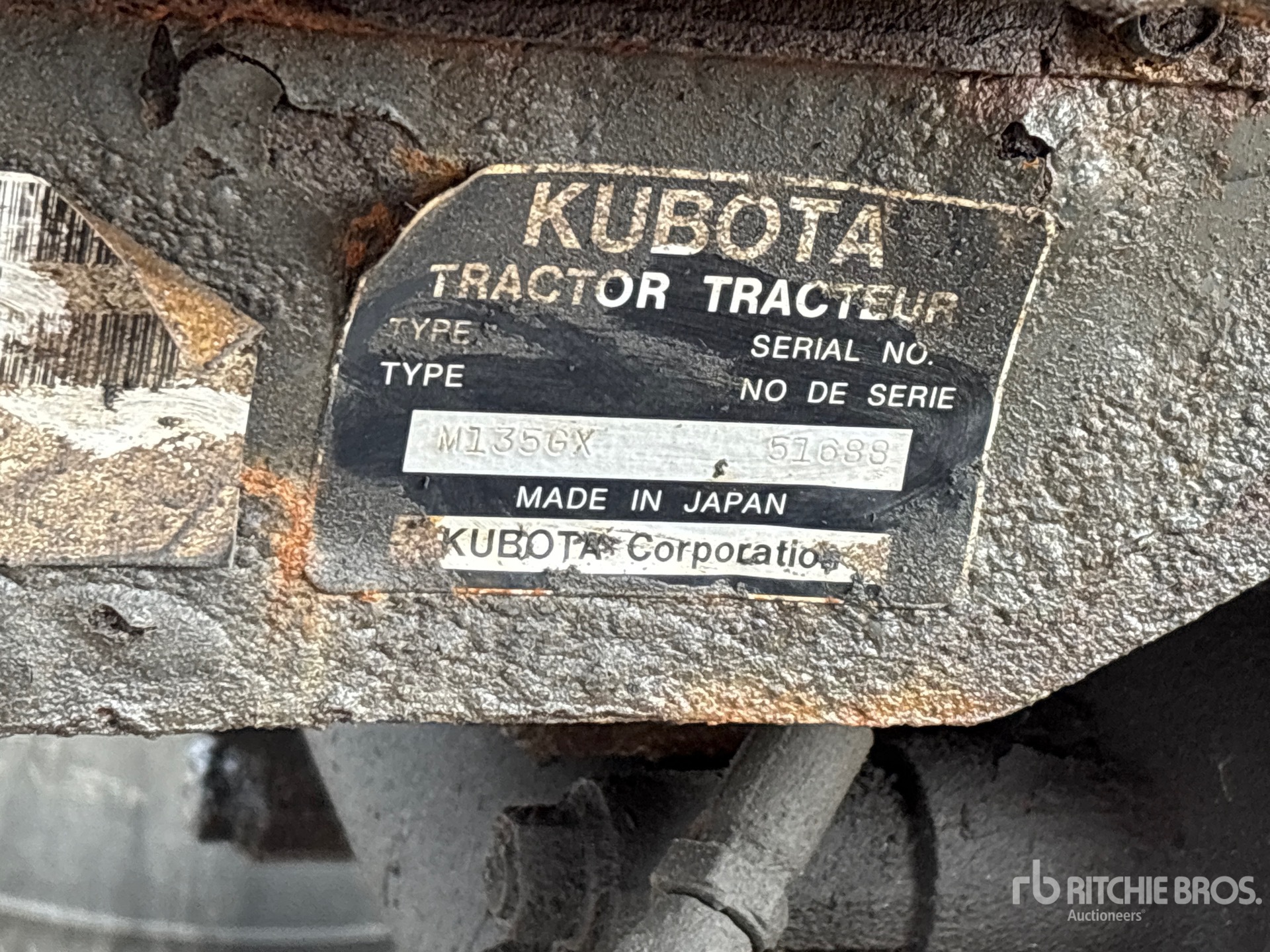 General Appearance with N.º de serie/VIN