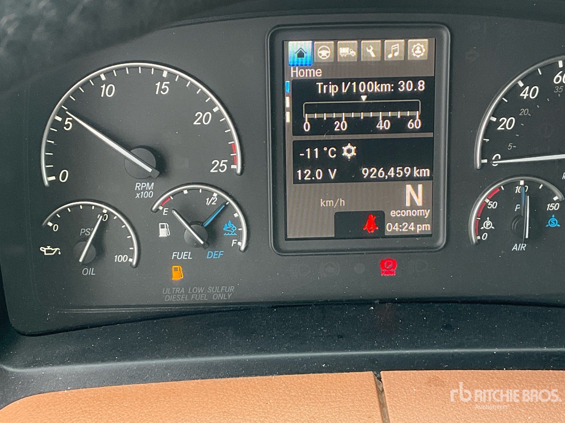 General Appearance with Hour Meter / Odometer