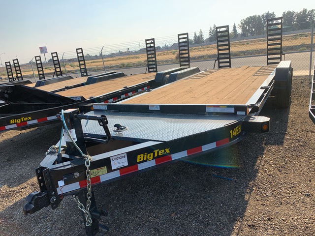 2024 Big Tex 14EH-20D3A-KRBK T/A 1 Car Open Car Carrier Trailer (Unused)