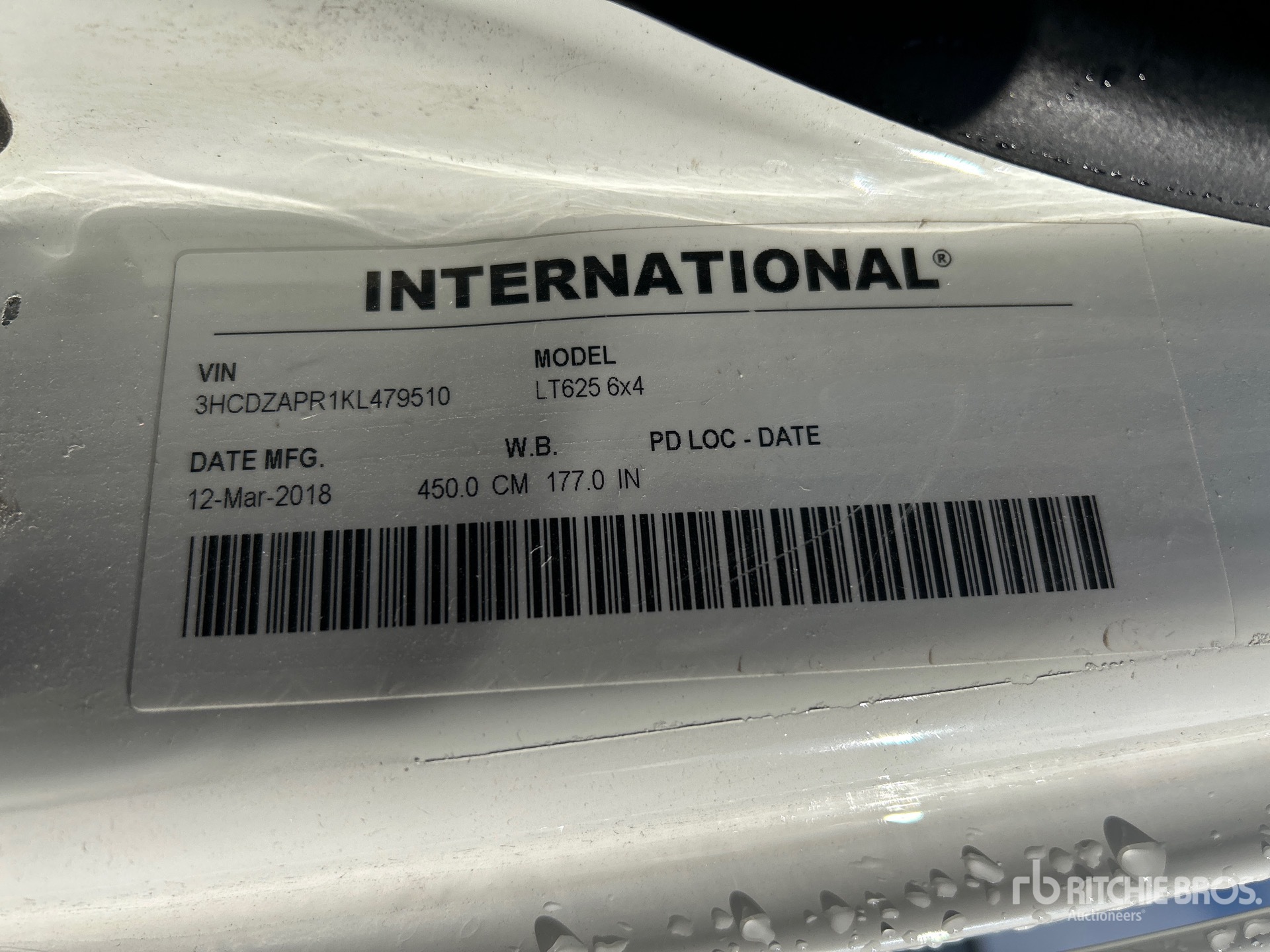 General Appearance with Numéro de série/Numéro d'identification du véhicule automobile