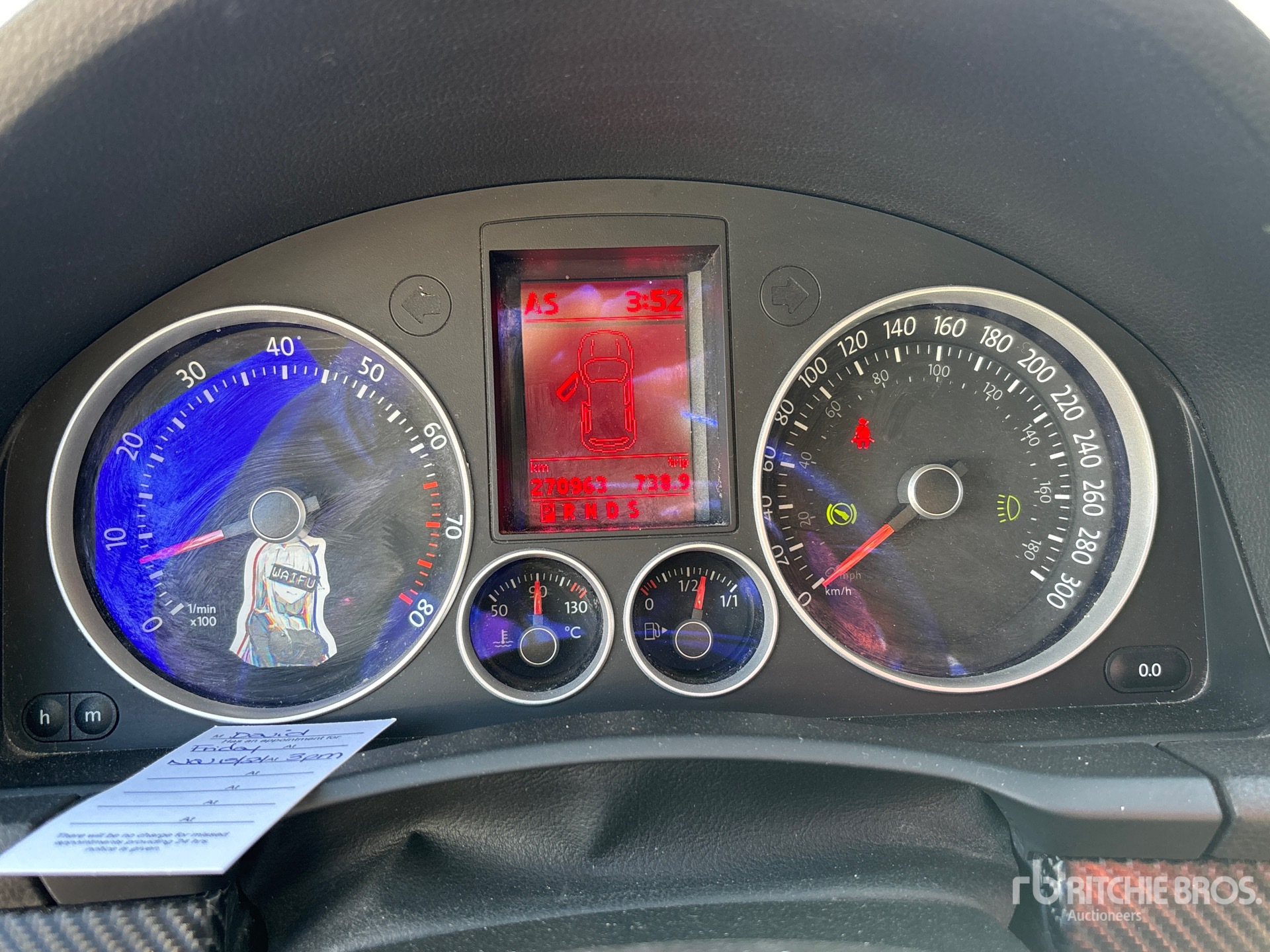 General Appearance with Hour Meter / Odometer