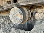 Undercarriage with Left Carrier Rollers