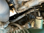 Engine with A/C Compressor