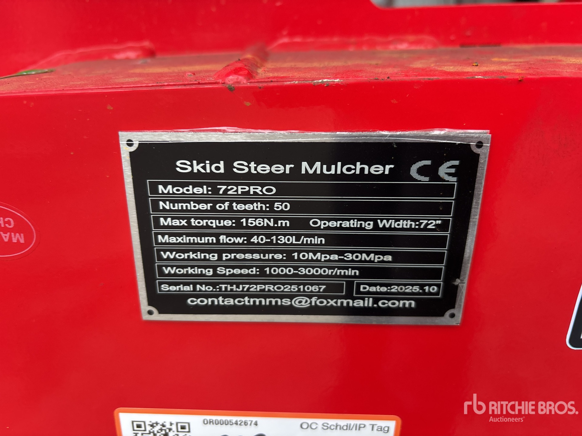 General Appearance with N.º de serie/VIN