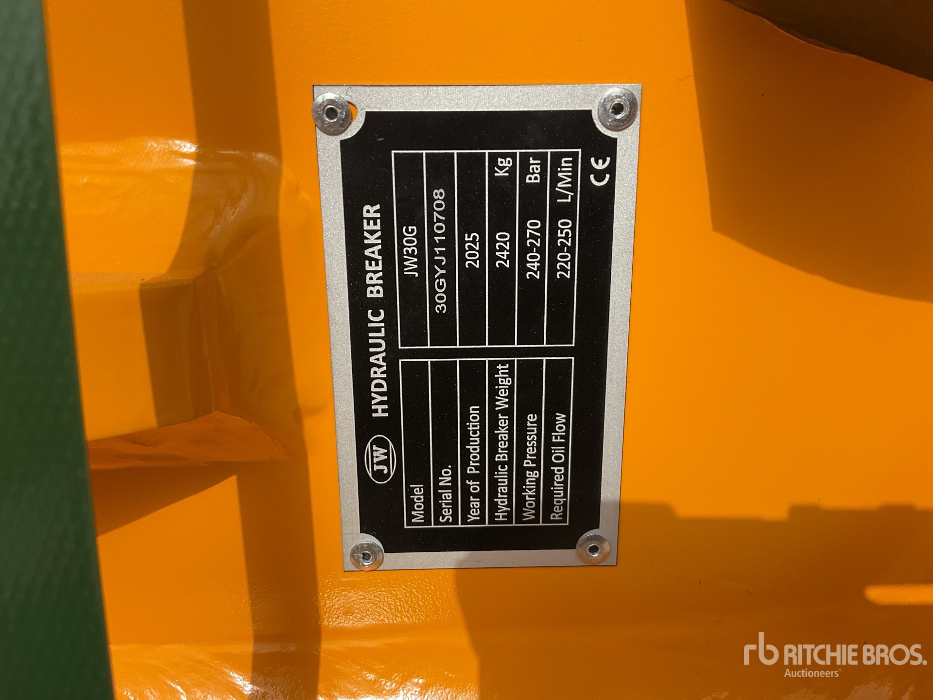 General Appearance with N.º de serie/VIN