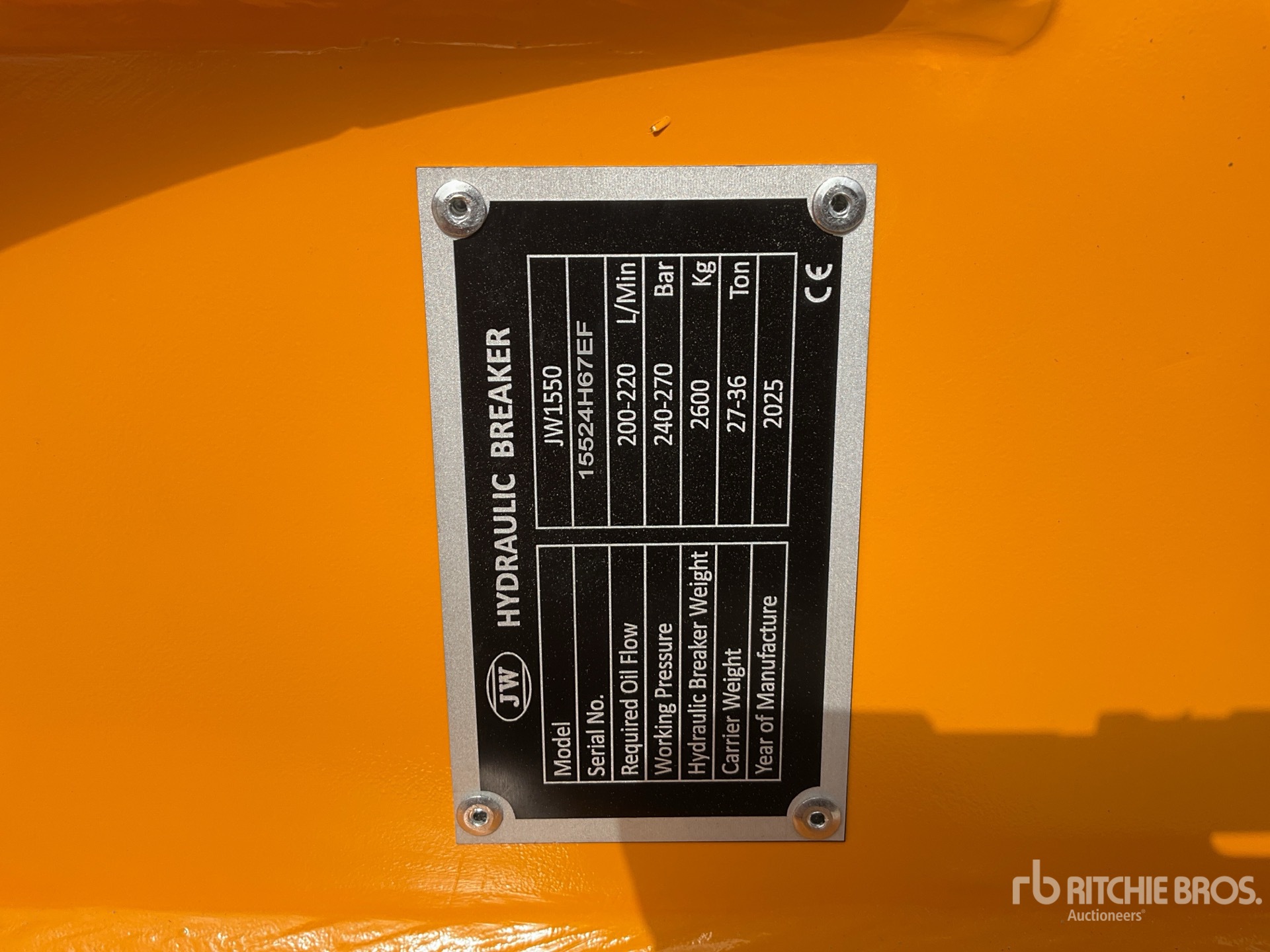 General Appearance with N.º de serie/VIN