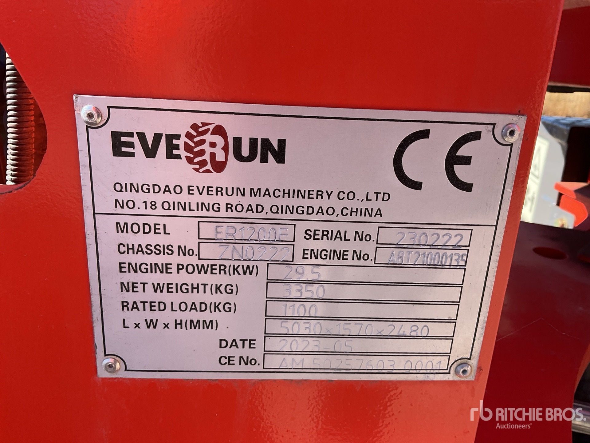 General Appearance with Seriennummer / FIN