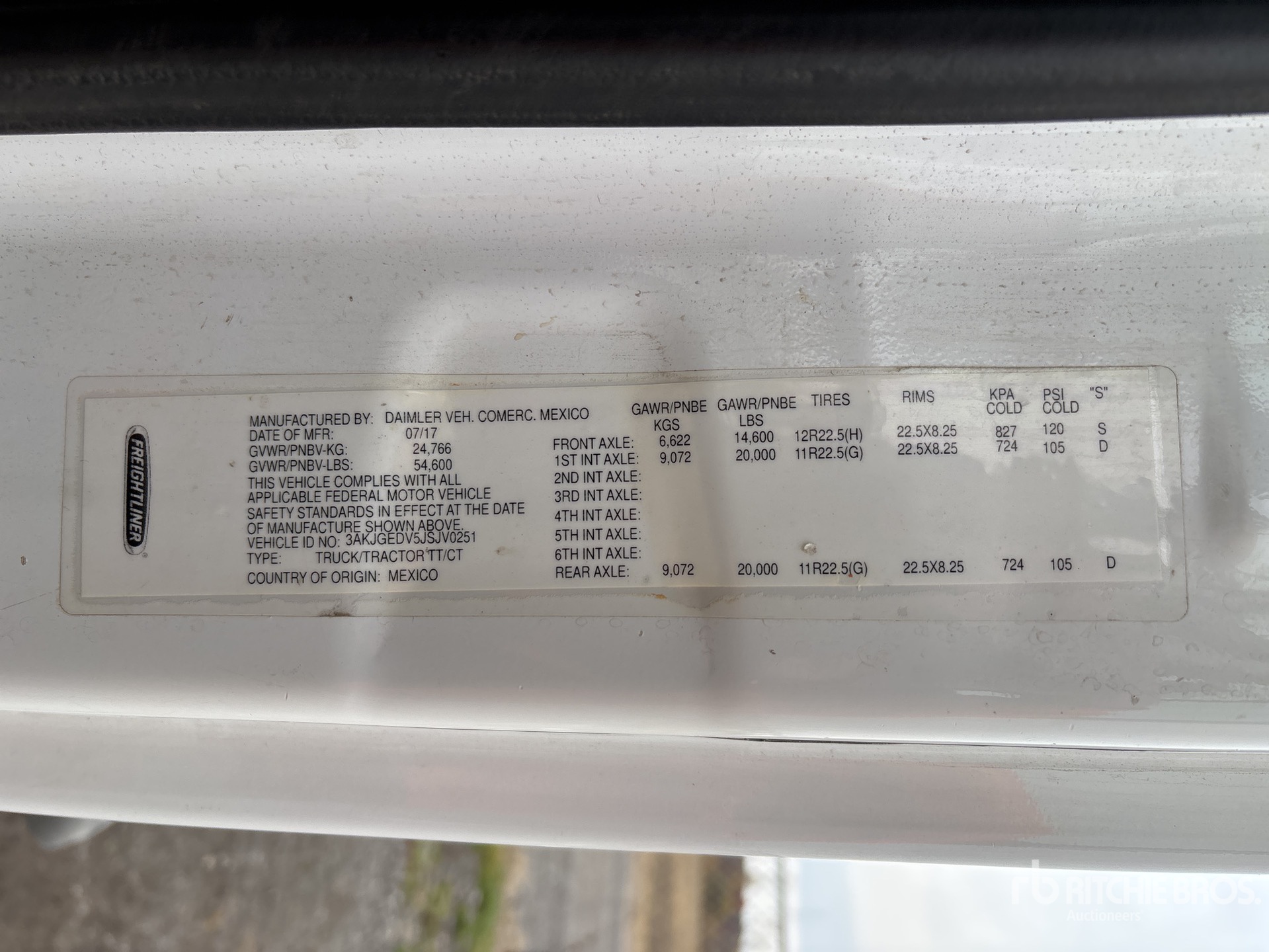 General Appearance with Seriennummer / FIN