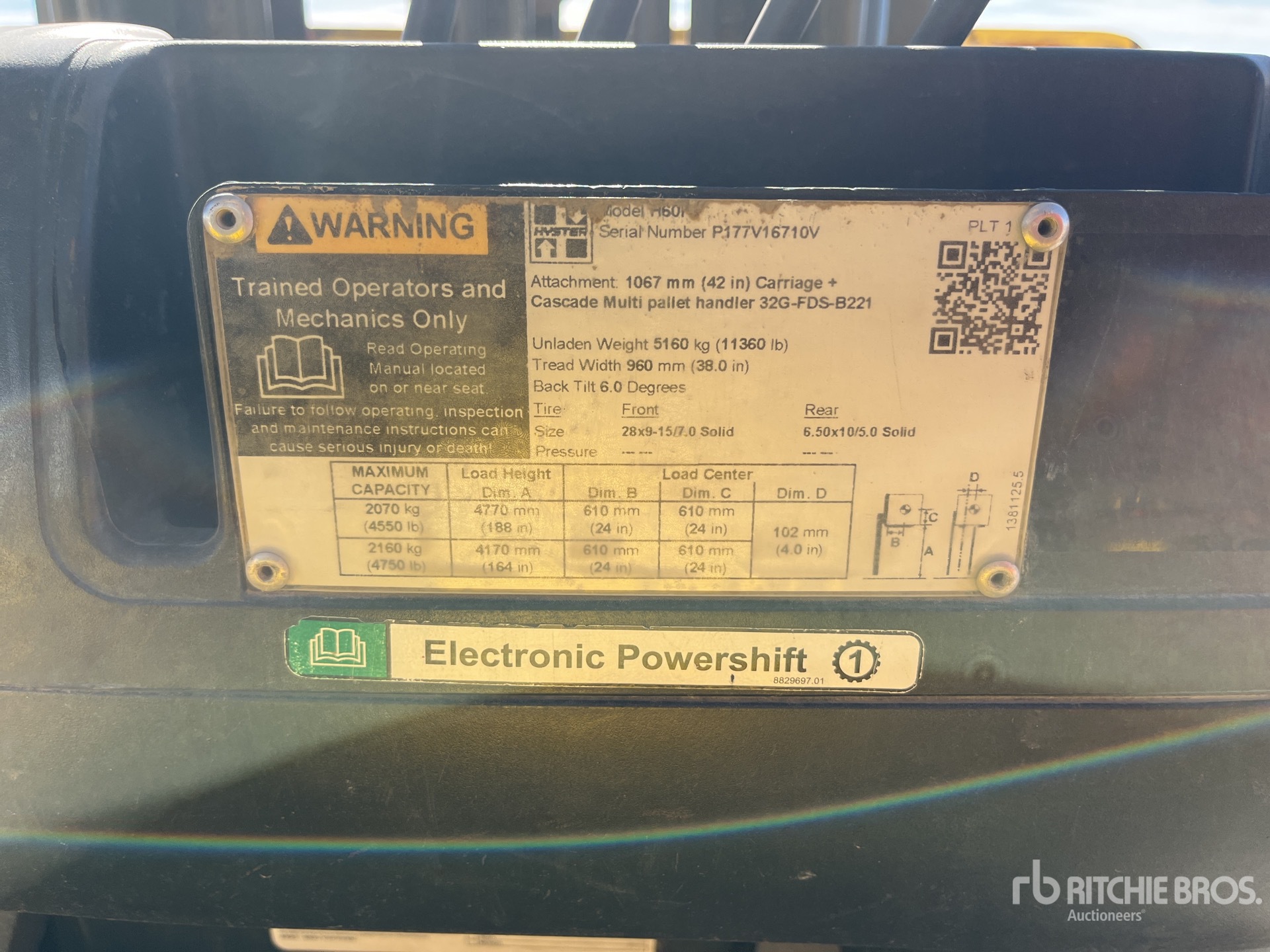 General Appearance with Seriennummer / FIN