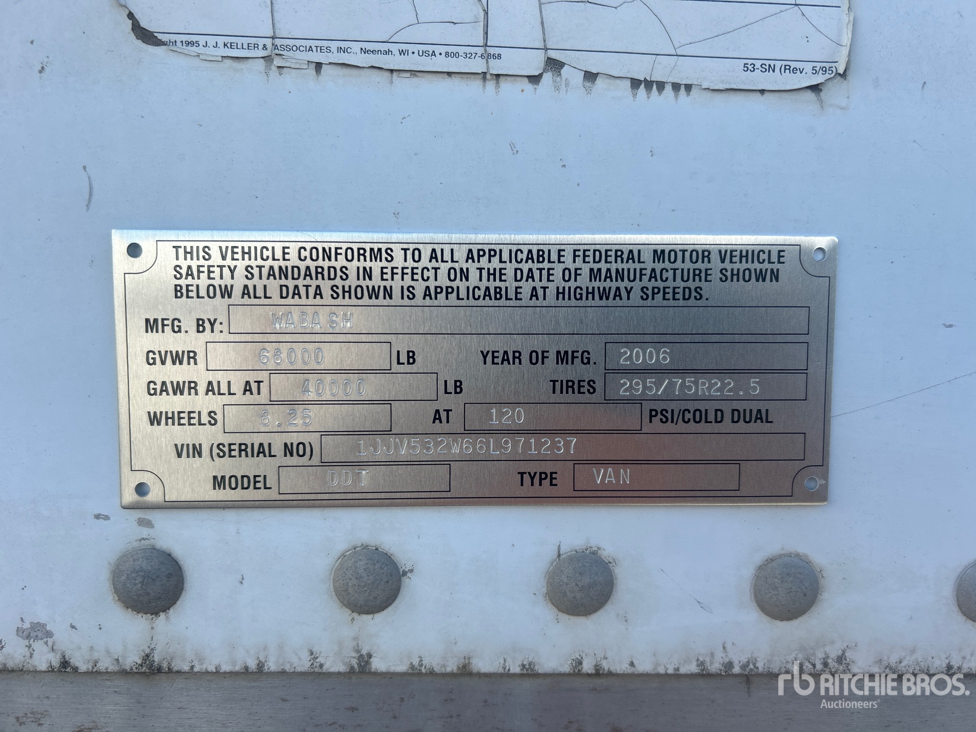 General Appearance with N.º de serie/VIN