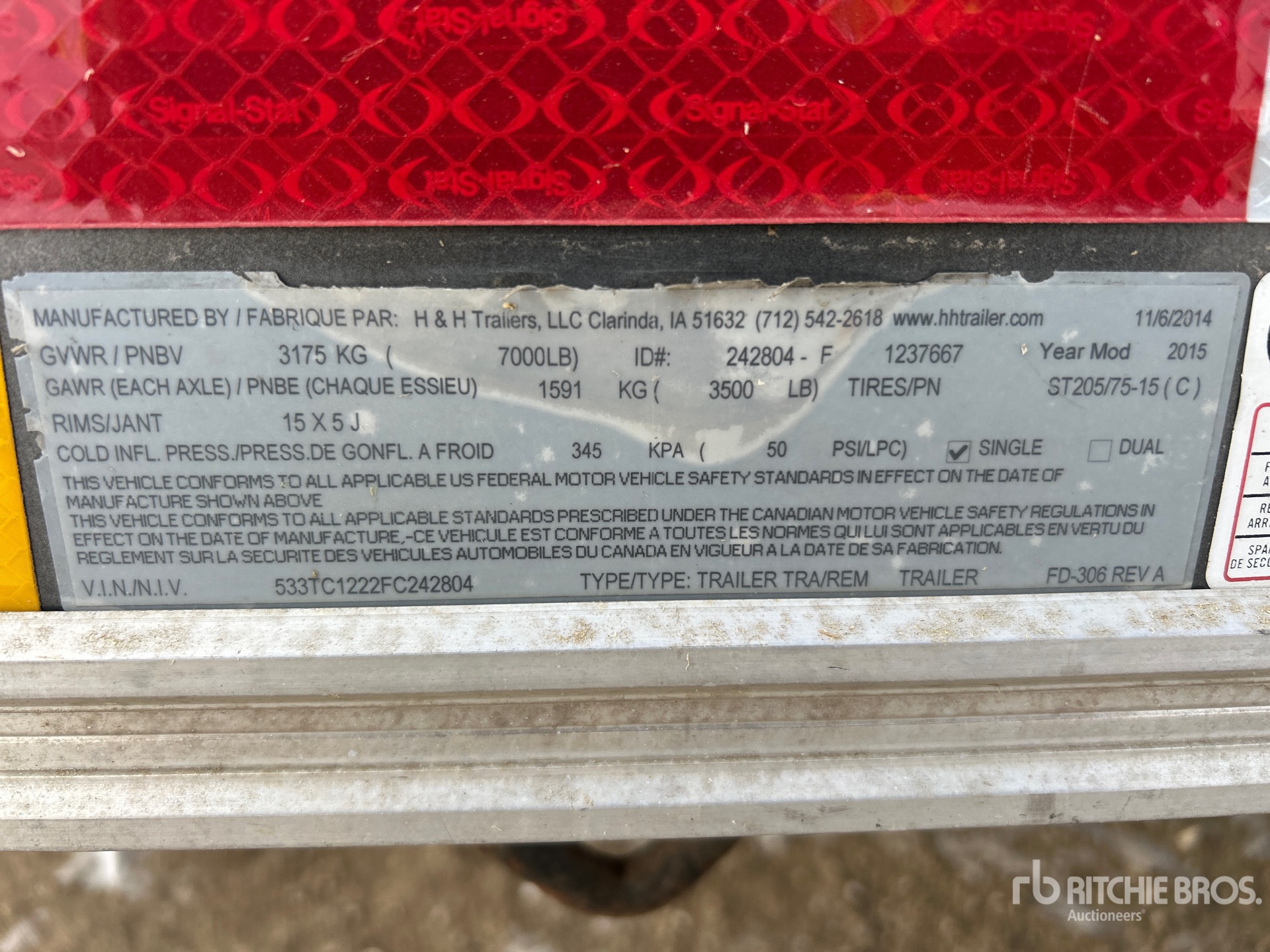 General Appearance with Seriennummer / FIN