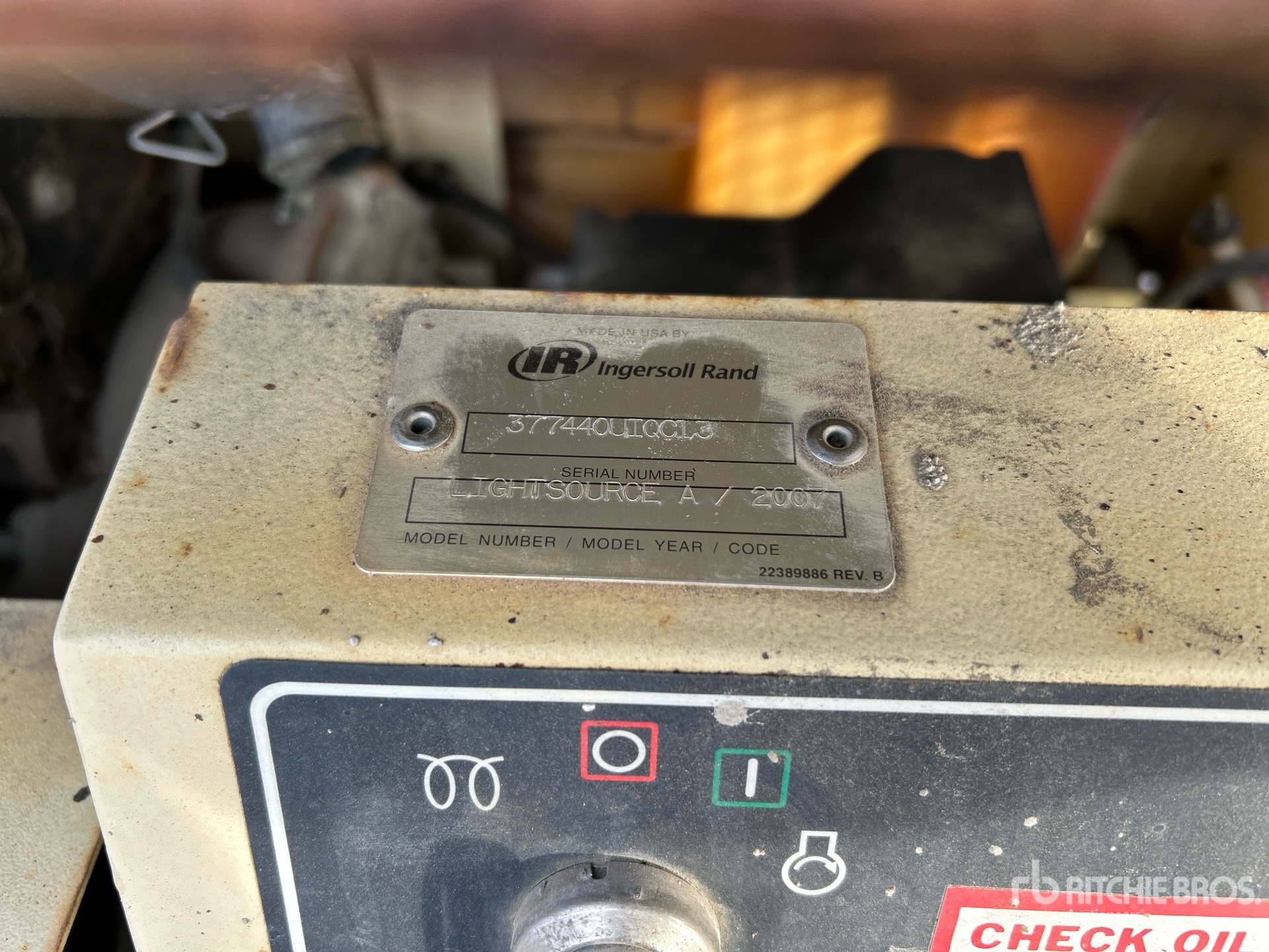 General Appearance with Unit Serial Number