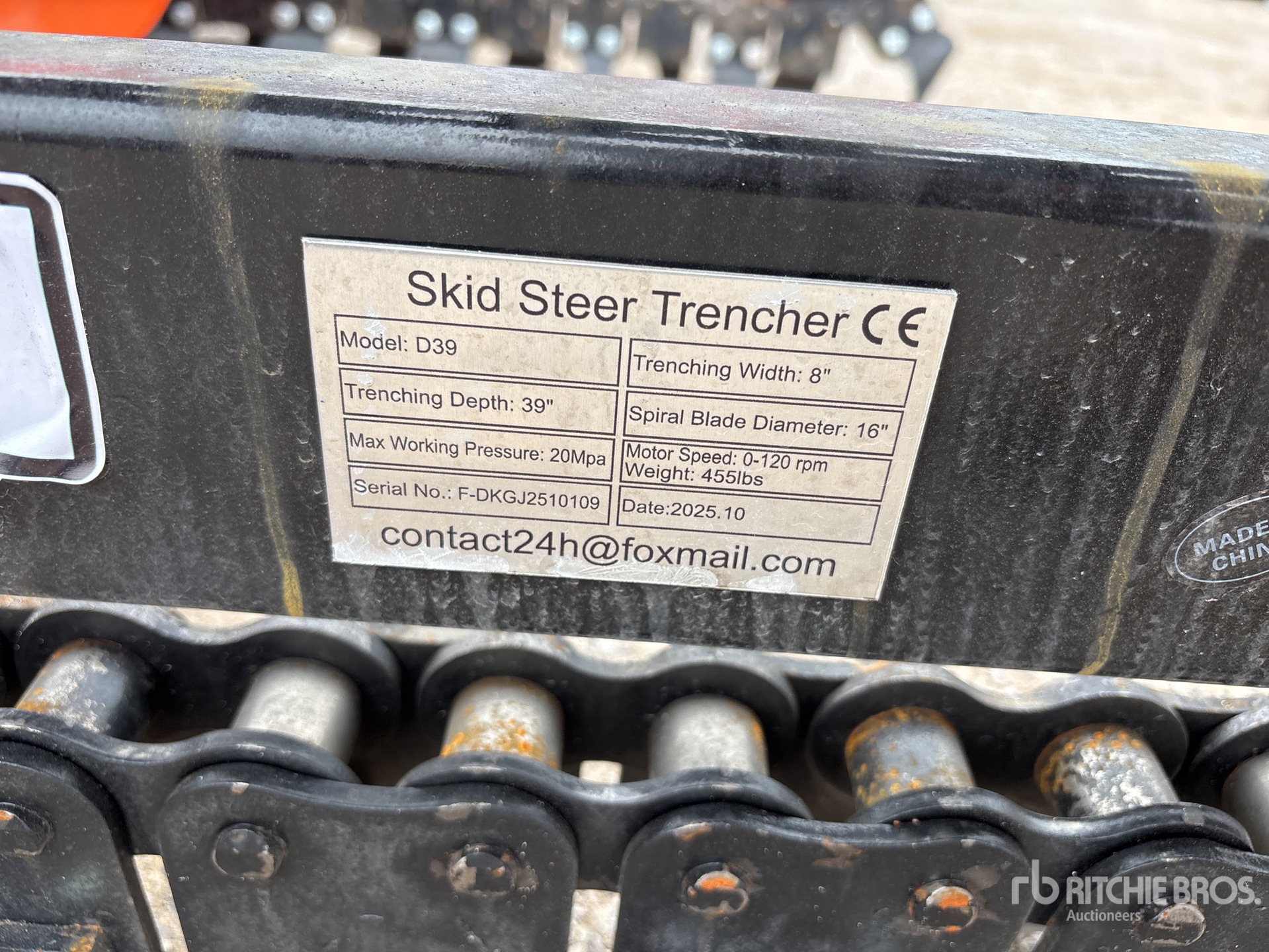 General Appearance with N.º de serie/VIN