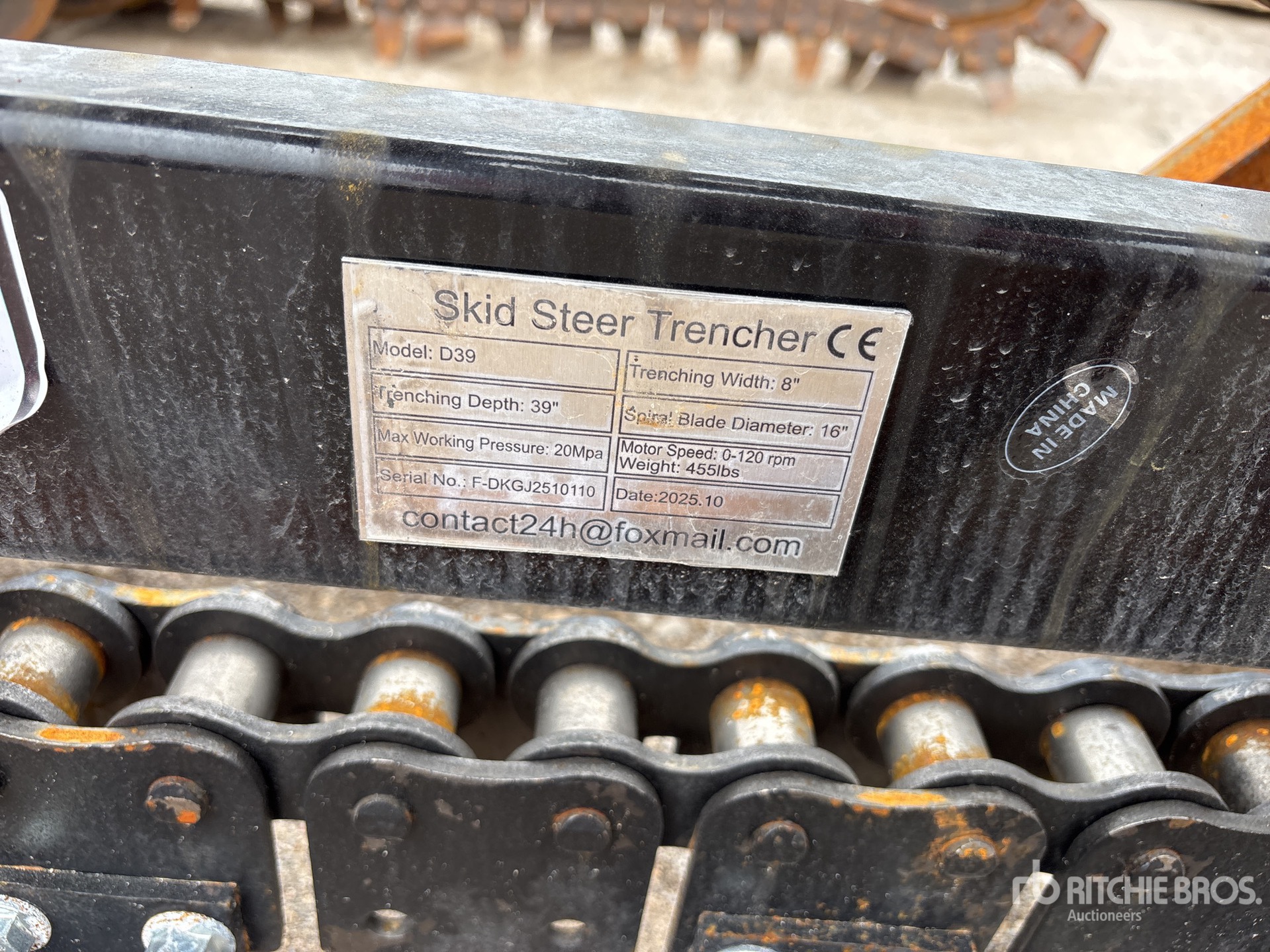 General Appearance with N.º de serie/VIN