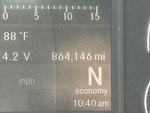 General Appearance with Hour Meter / Odometer