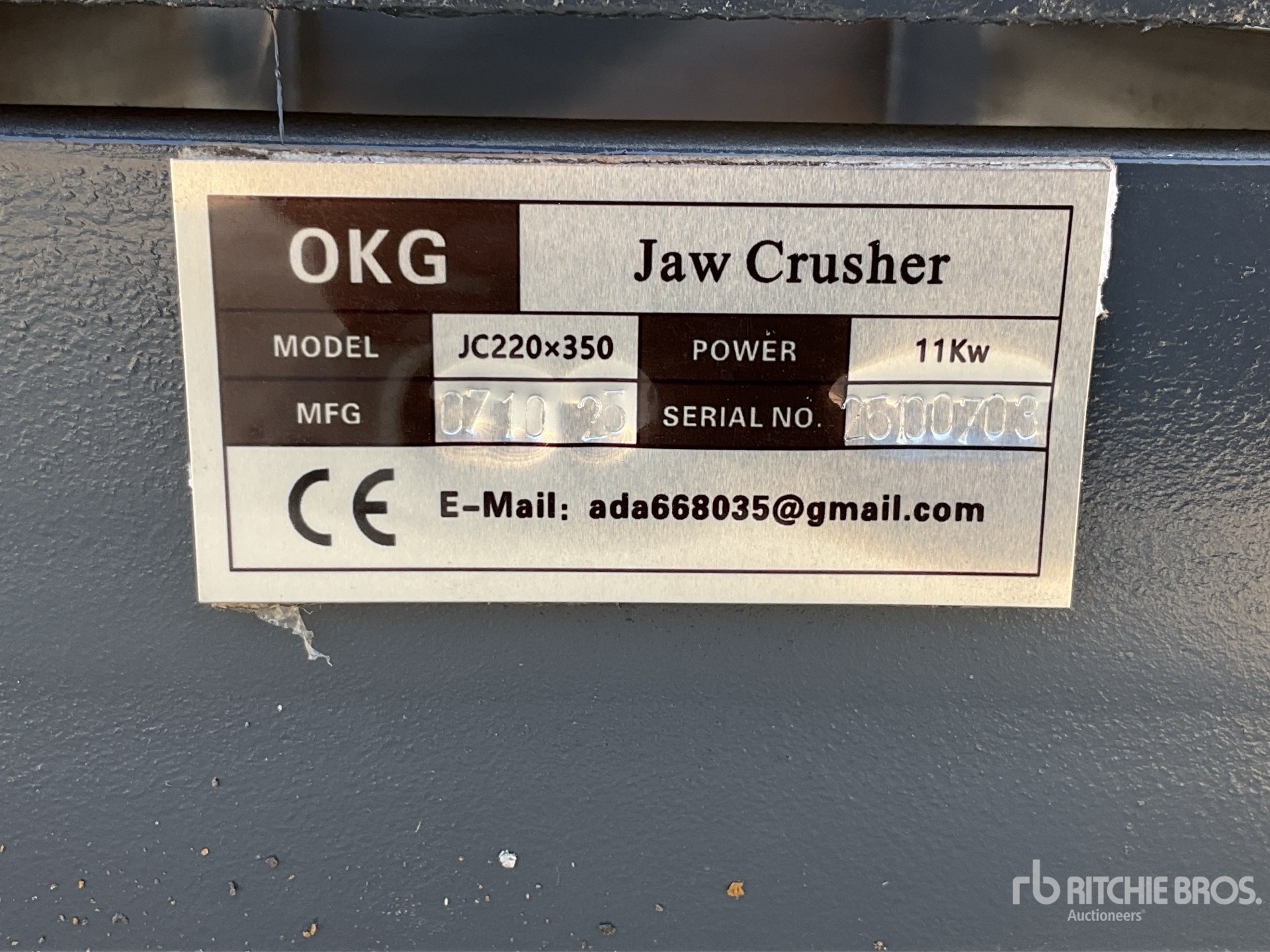 General Appearance with Numer seryjny/numer identyfikacyjny pojazdu