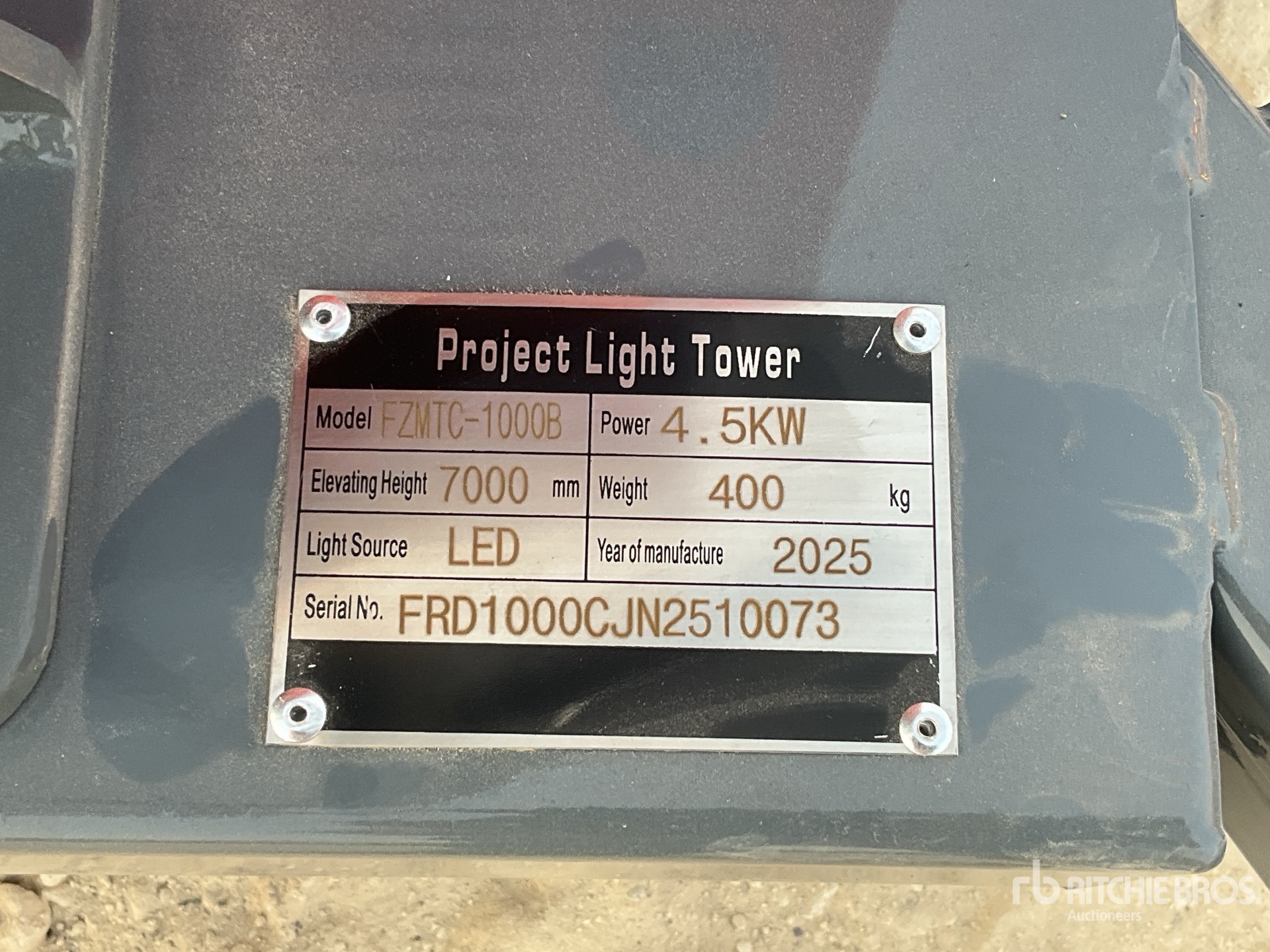 General Appearance with N.º de serie/VIN