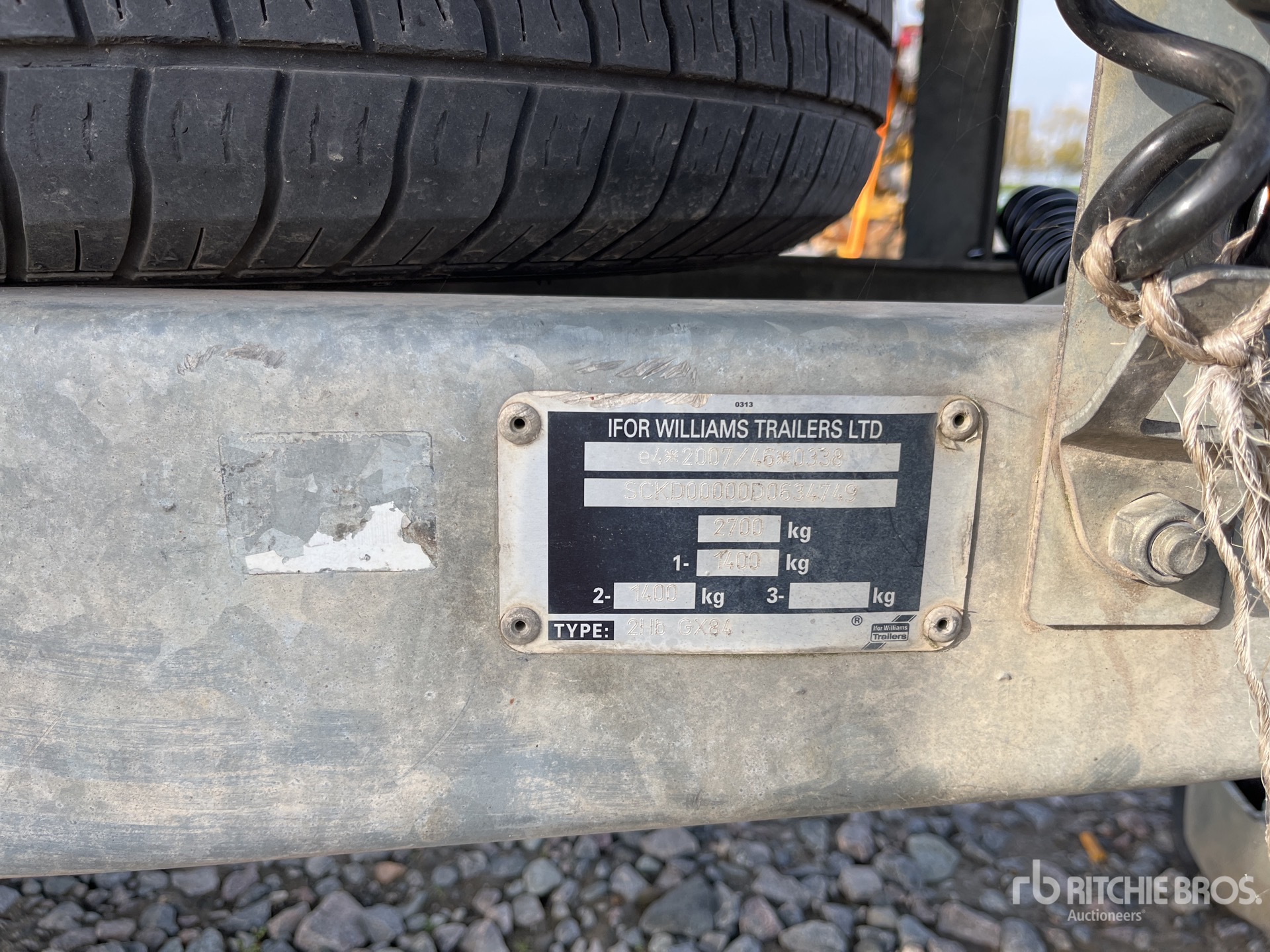 General Appearance with N.º de serie/VIN