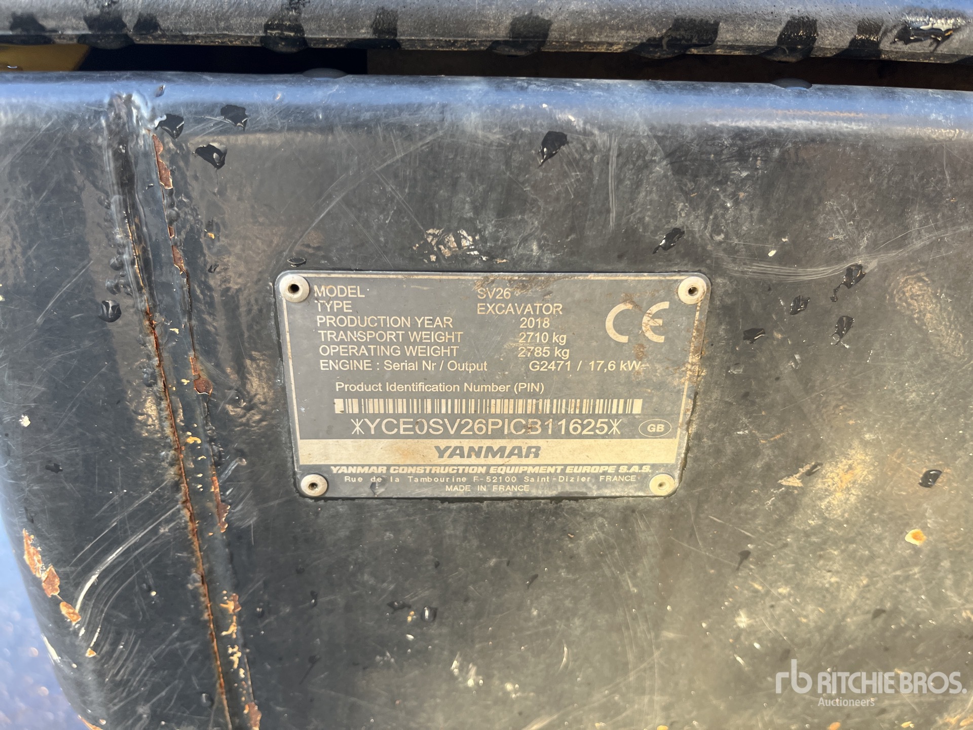 General Appearance with Numero seriale/numero d’identificazione del veicolo (VIN)