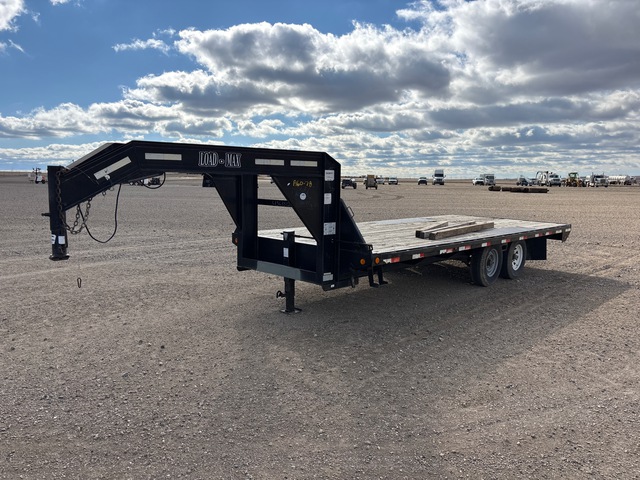 2007 Load Max 20 ft T/A Gooseneck Flatbed Trailer 2007 Load Max 20 ft T/A Gooseneck Flatbed Trailer