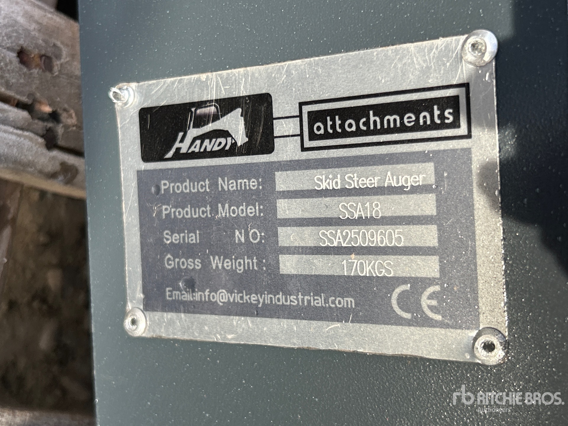 General Appearance with N.º de serie/VIN