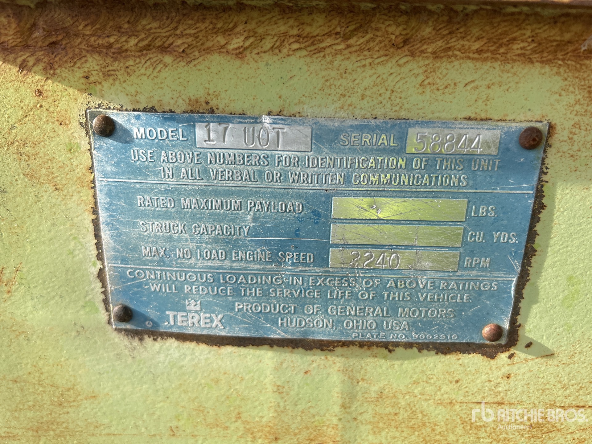 General Appearance with Seriennummer / FIN