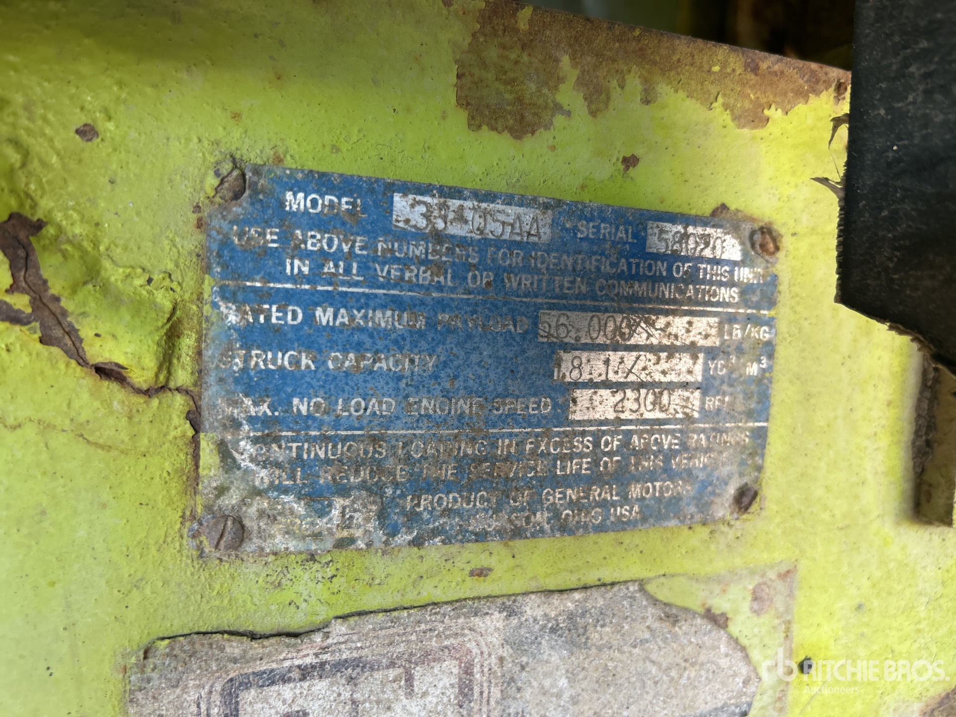 General Appearance with Numéro de série/Numéro d'identification du véhicule automobile