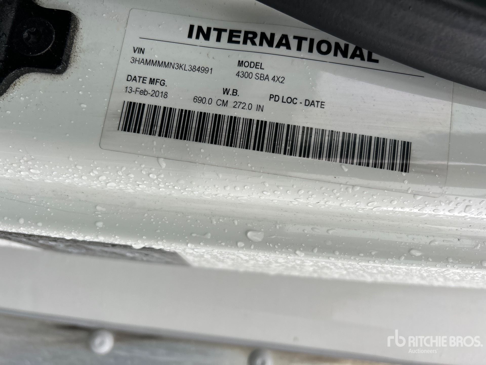 General Appearance with Second Serial Number/VIN Photo