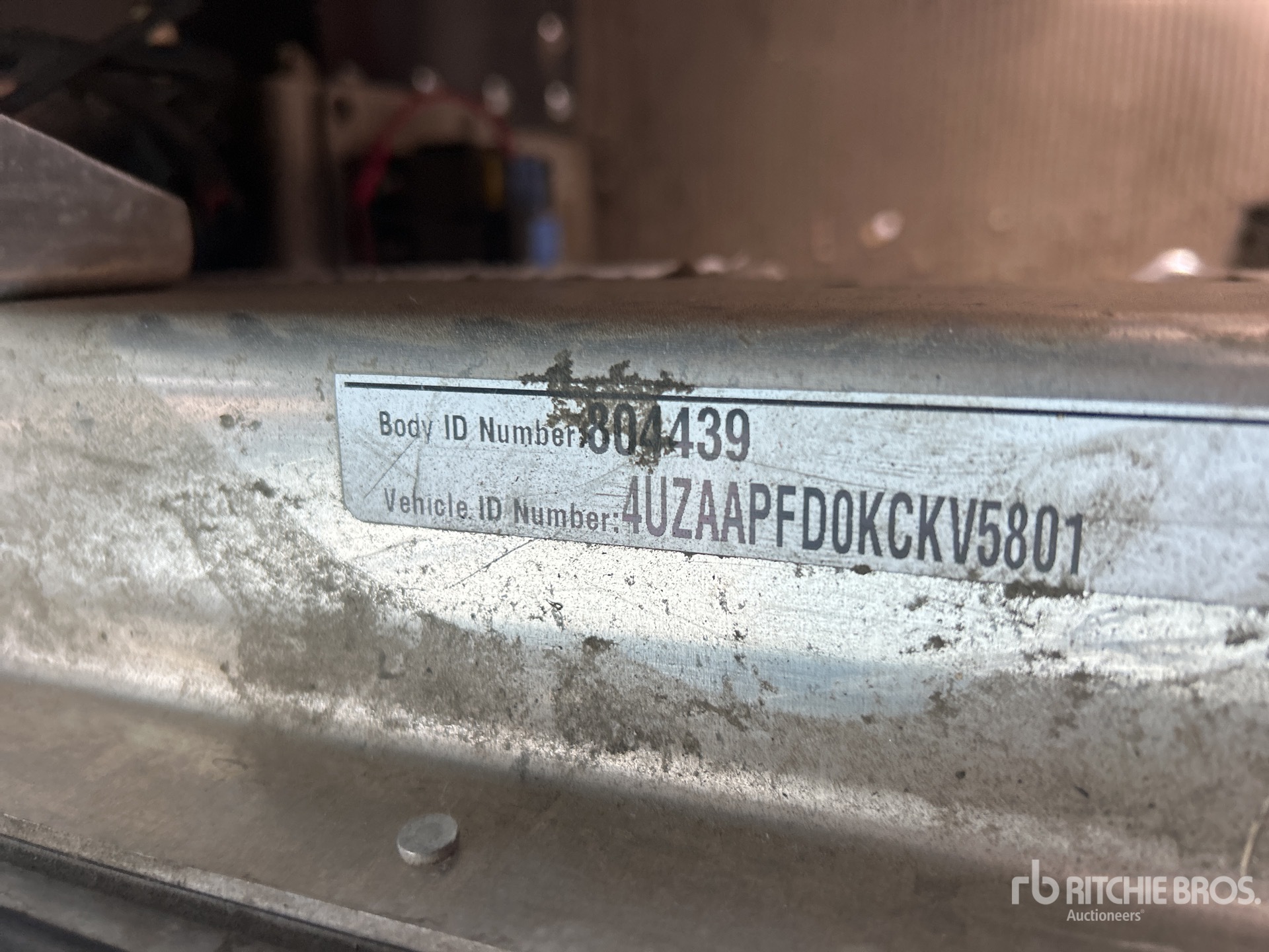 General Appearance with N.º de serie/VIN