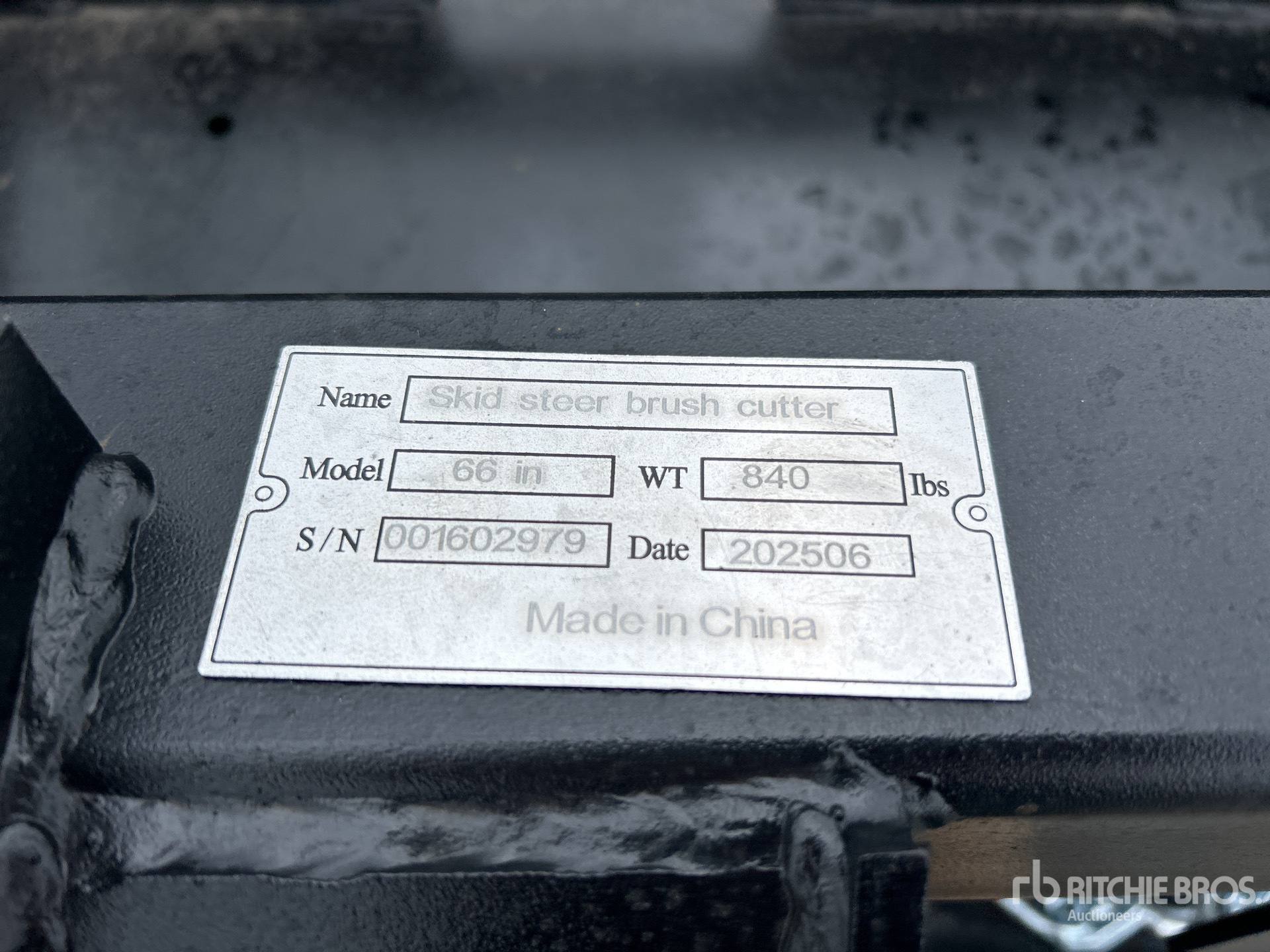 General Appearance with N.º de serie/VIN