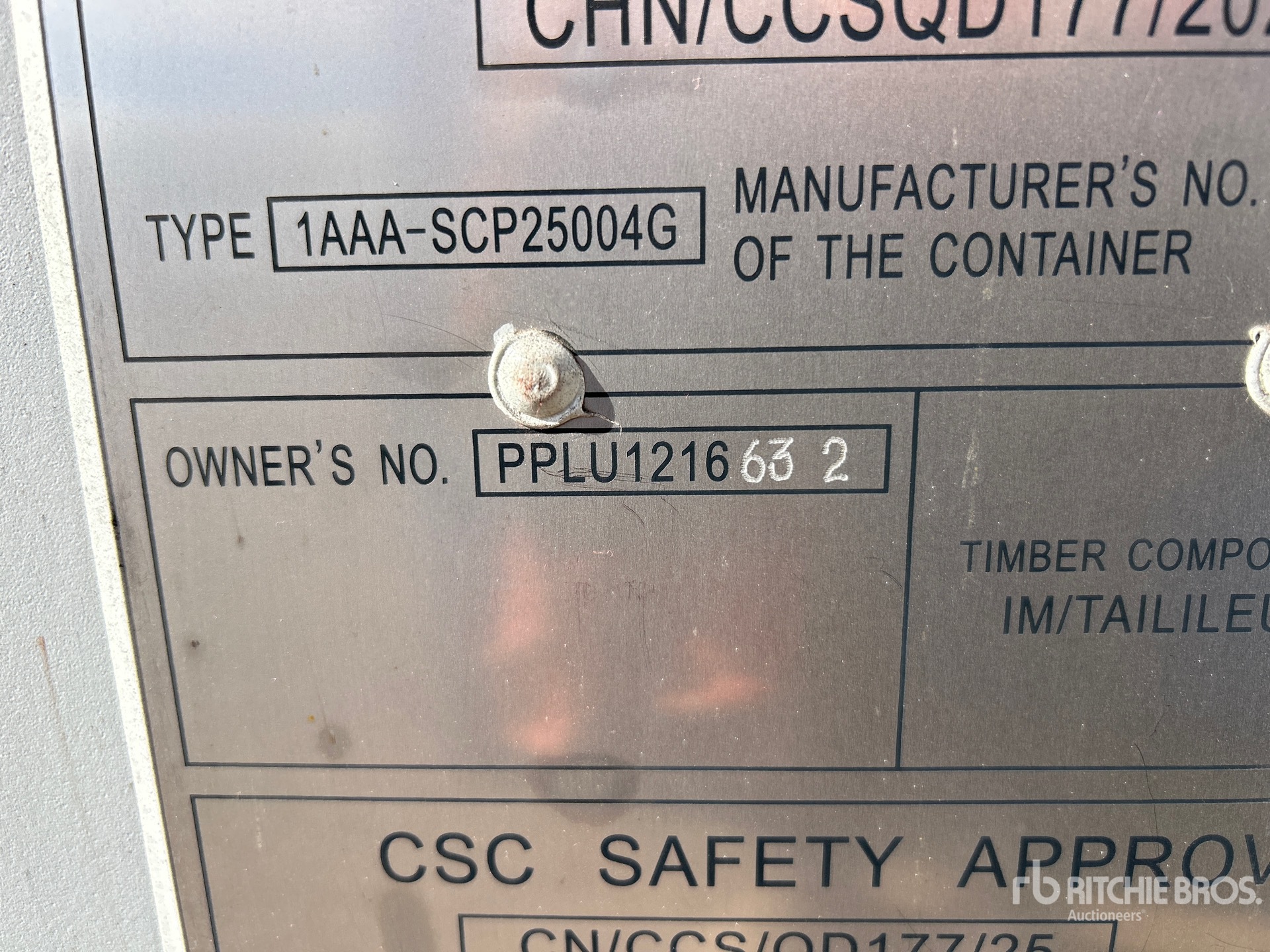 General Appearance with N.º de serie/VIN