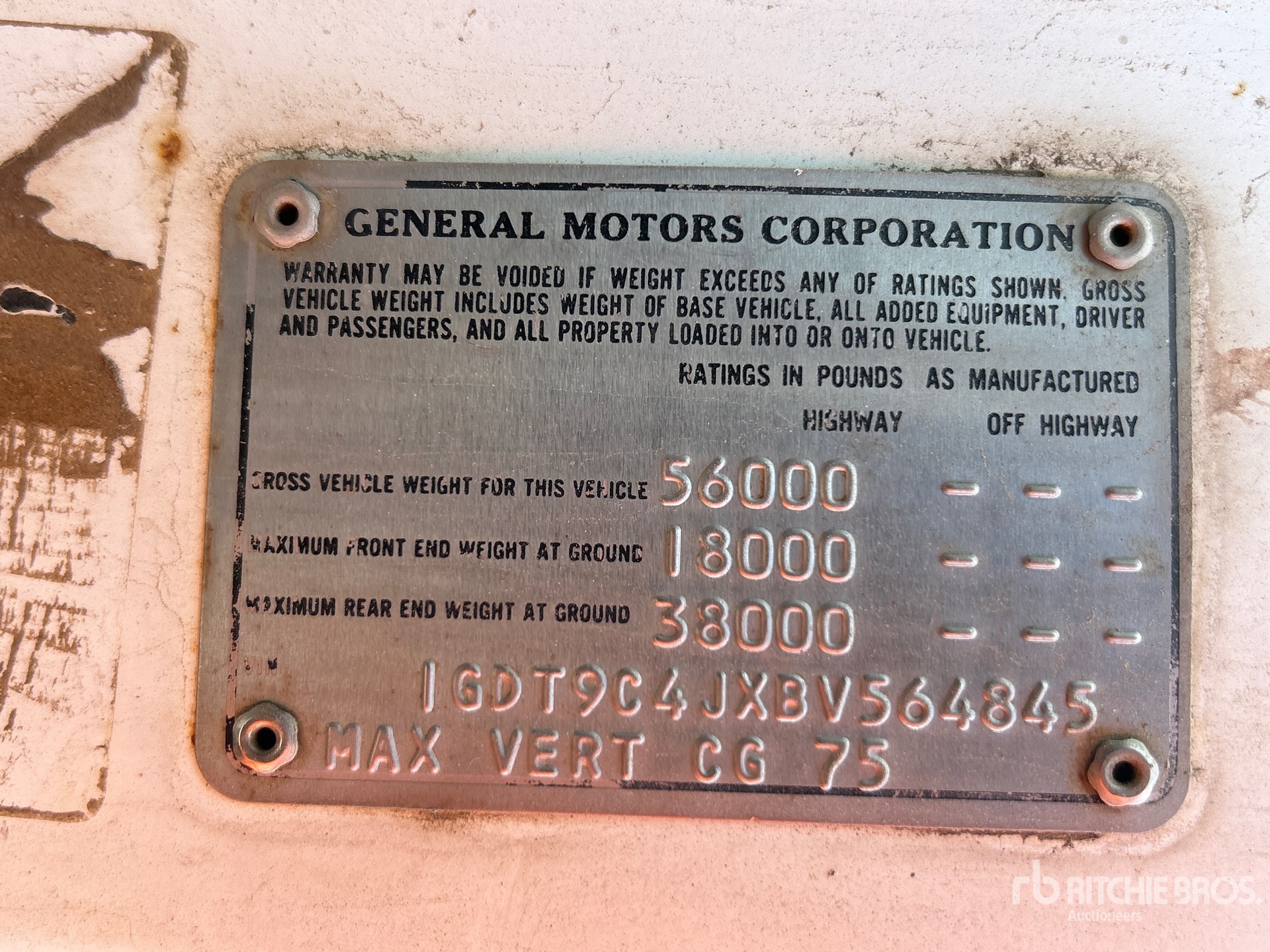 General Appearance with Seriennummer / FIN