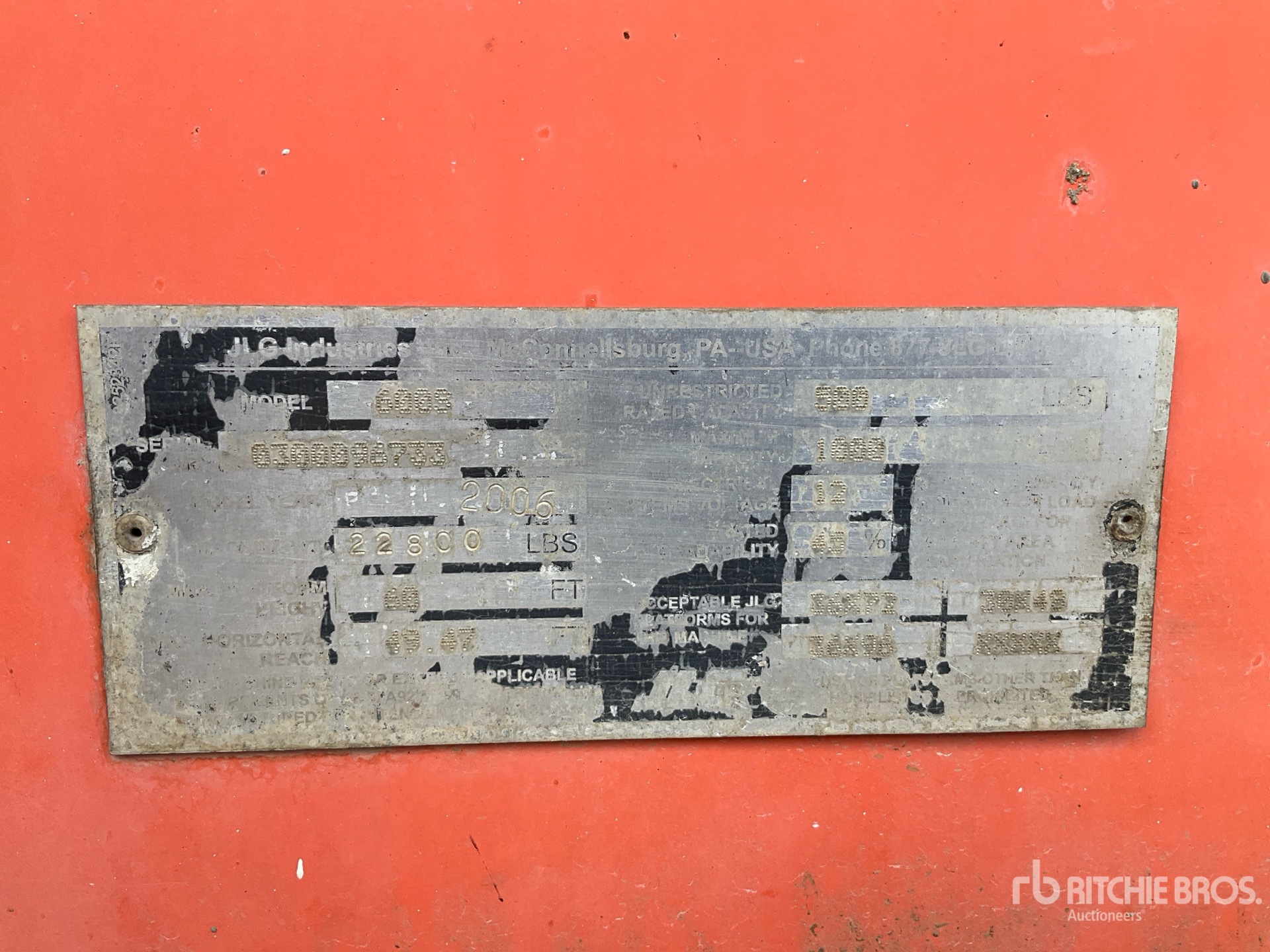 General Appearance with Numer seryjny/numer identyfikacyjny pojazdu