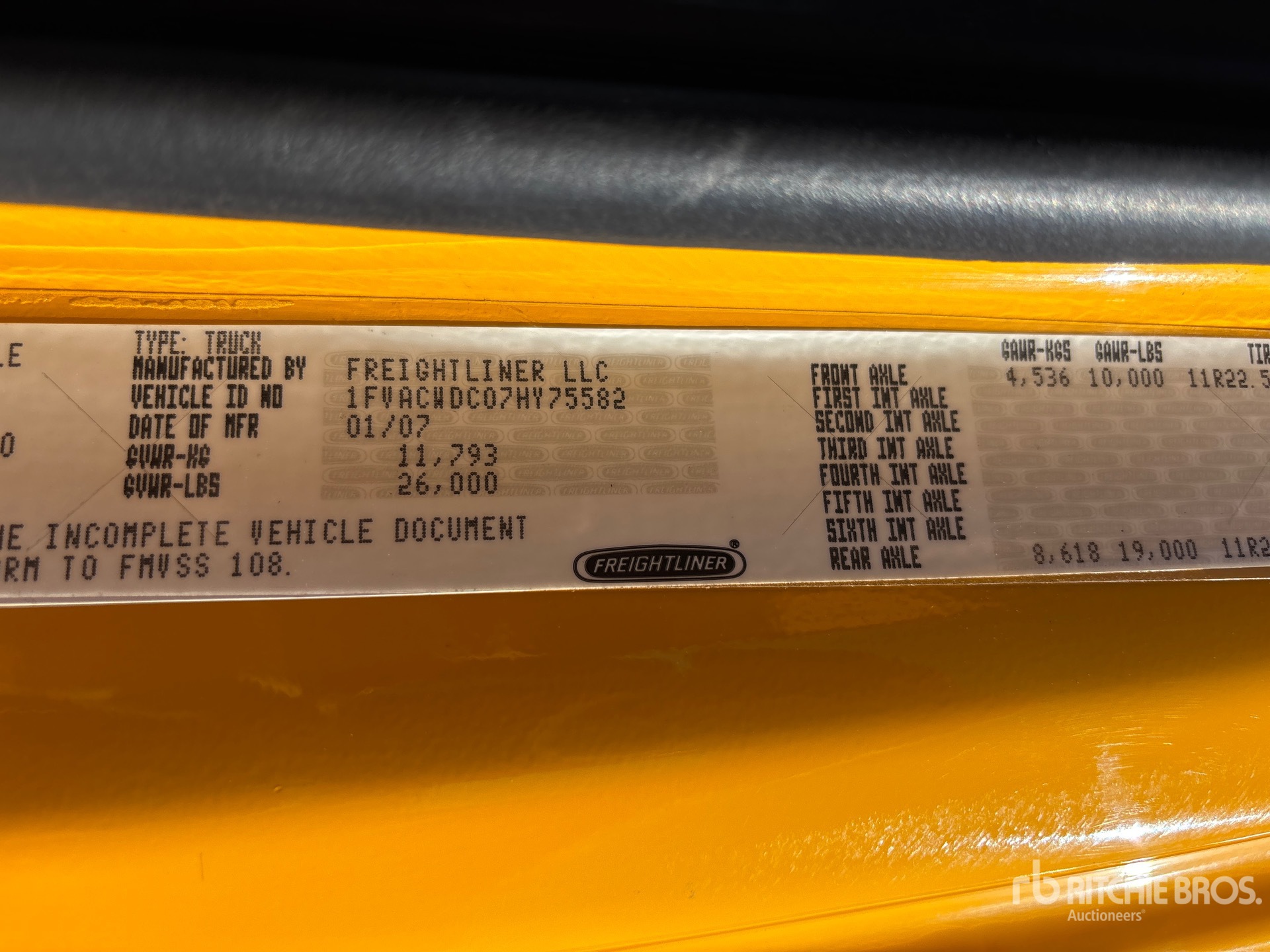 General Appearance with Numéro de série/Numéro d'identification du véhicule automobile