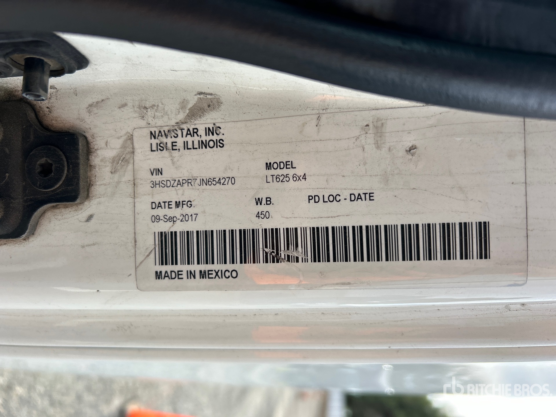 General Appearance with Numer seryjny/numer identyfikacyjny pojazdu