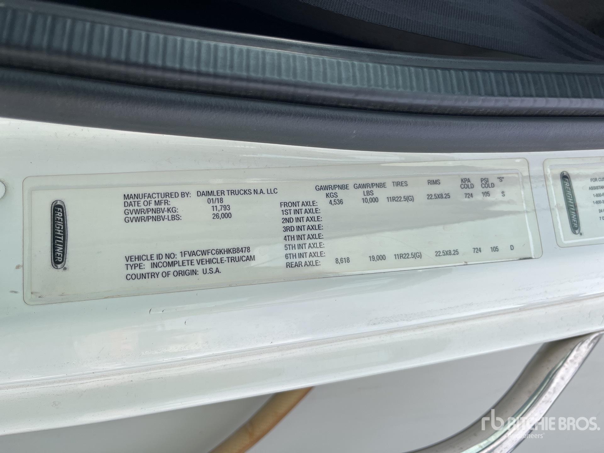 General Appearance with Seriennummer / FIN