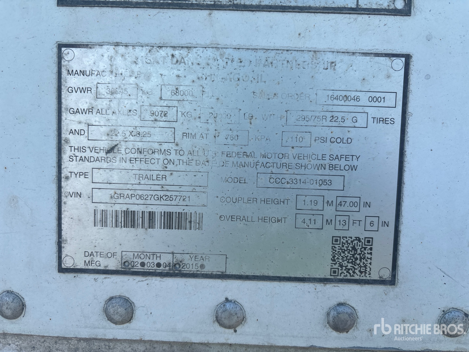 General Appearance with Seriennummer / FIN