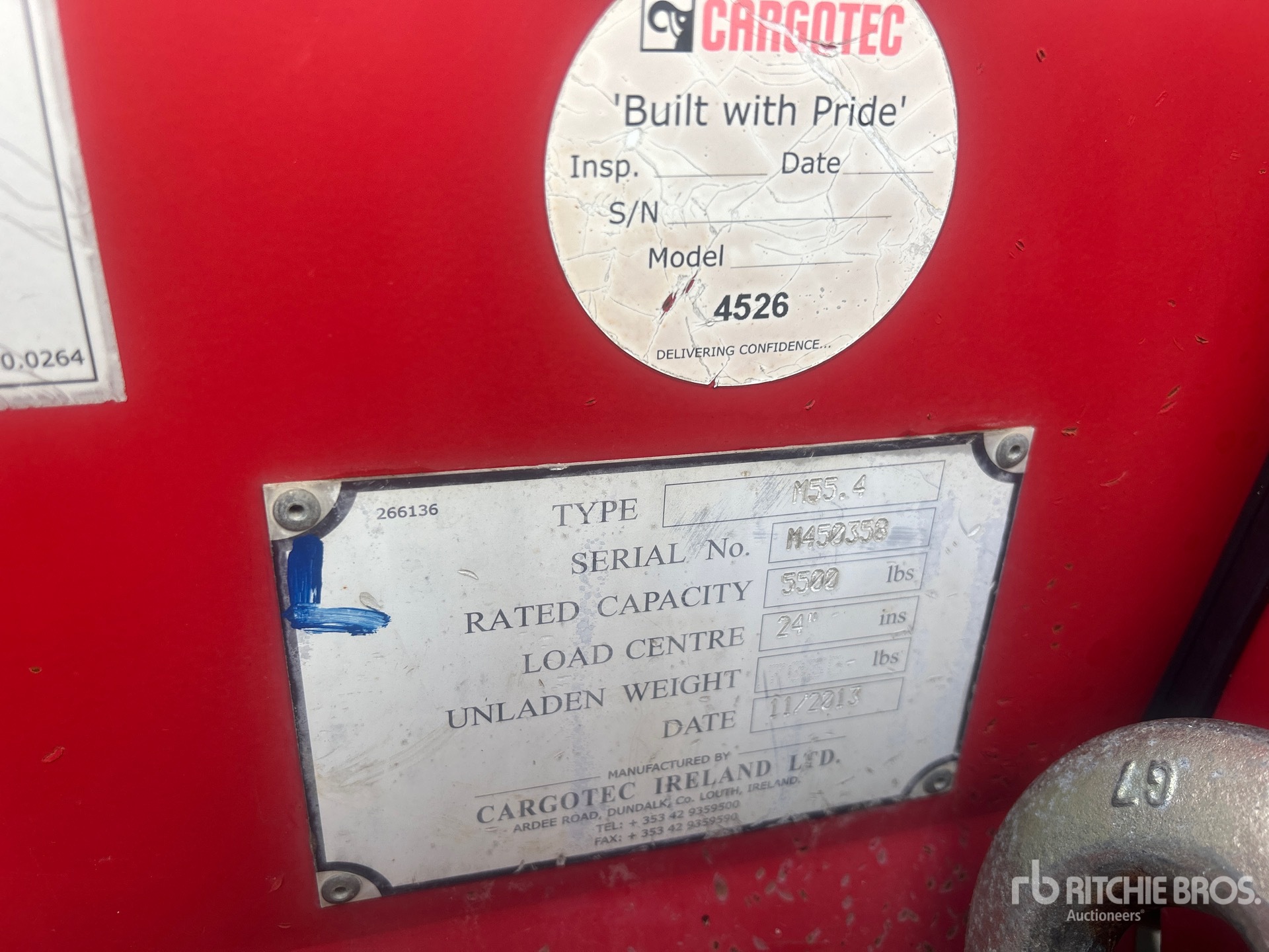 General Appearance with N.º de serie/VIN